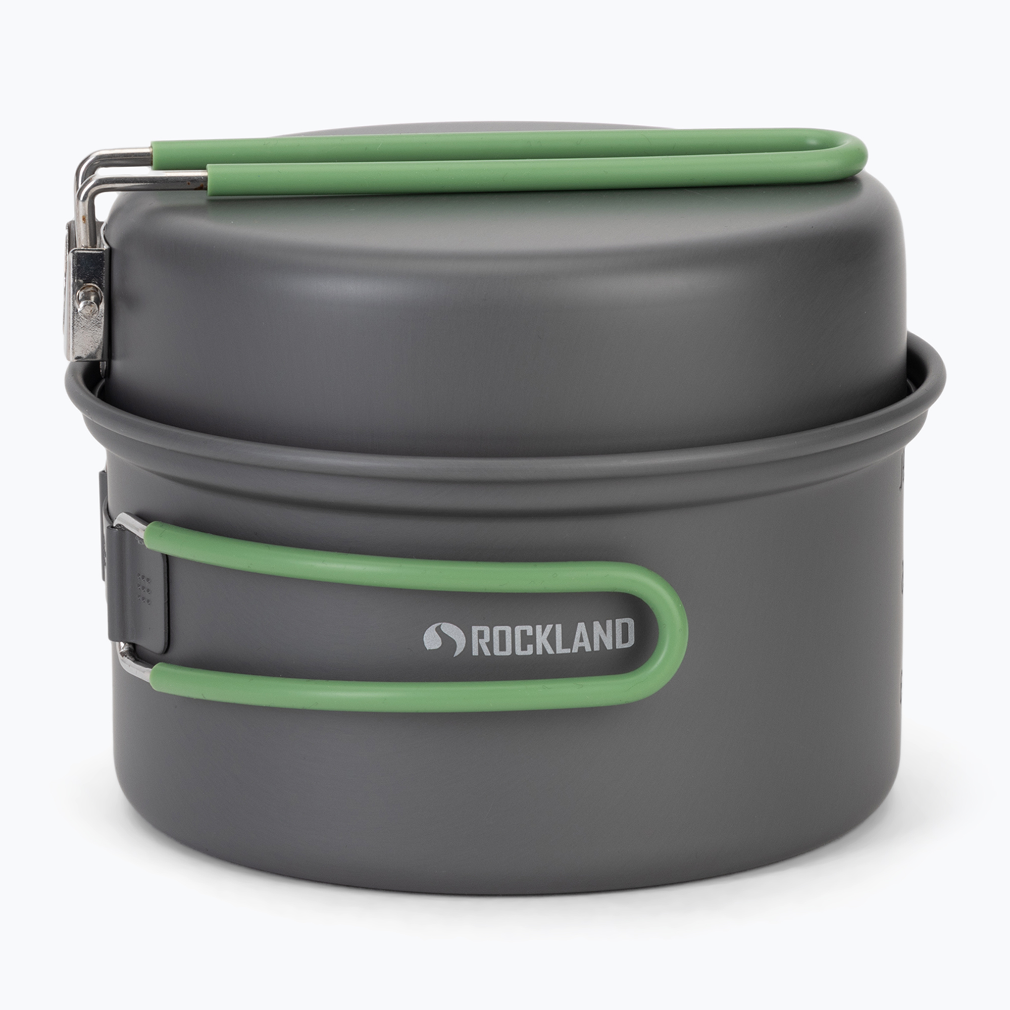 Zestaw naczyń turystycznych Rockland Travel Duo Anodized grey/green 