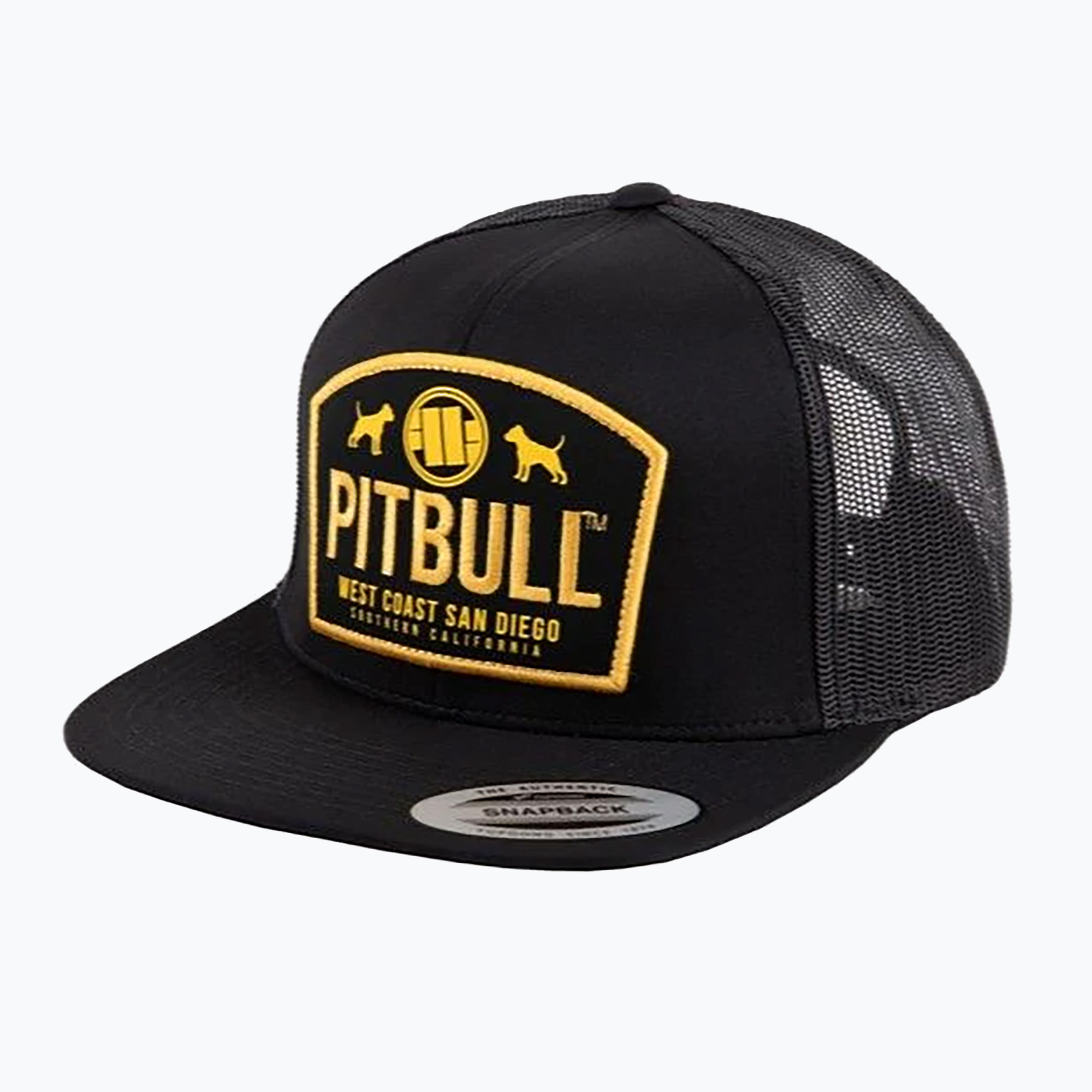Czapka z daszkiem Pitbull Mesh Snapback Dogs black 