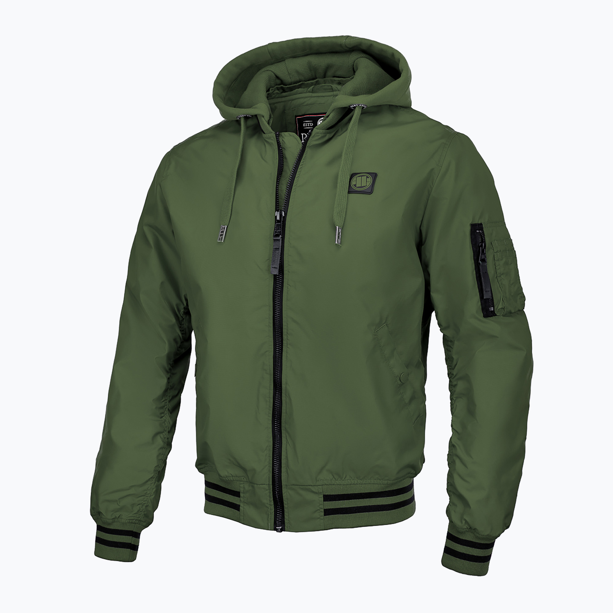 Kurtka męska Pitbull West Coast Nimitz  Hooded olive | WYSYŁKA W 24H | 30 DNI NA ZWROT