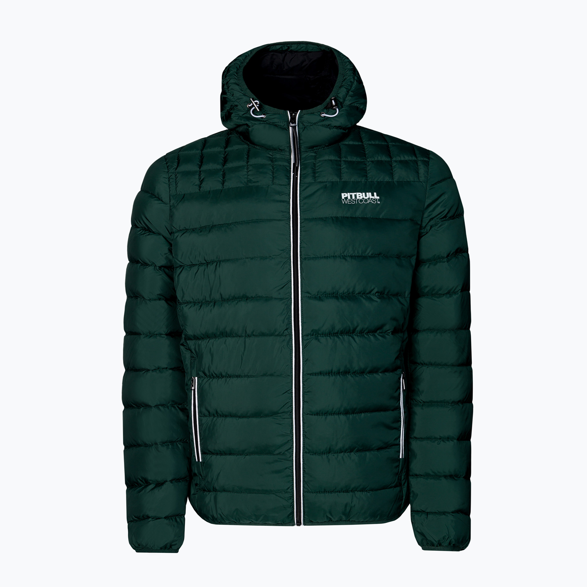 Kurtka zimowa męska Pitbull West Coast Padded Hooded Seacoast dark olive | WYSYŁKA W 24H | 30 DNI NA ZWROT