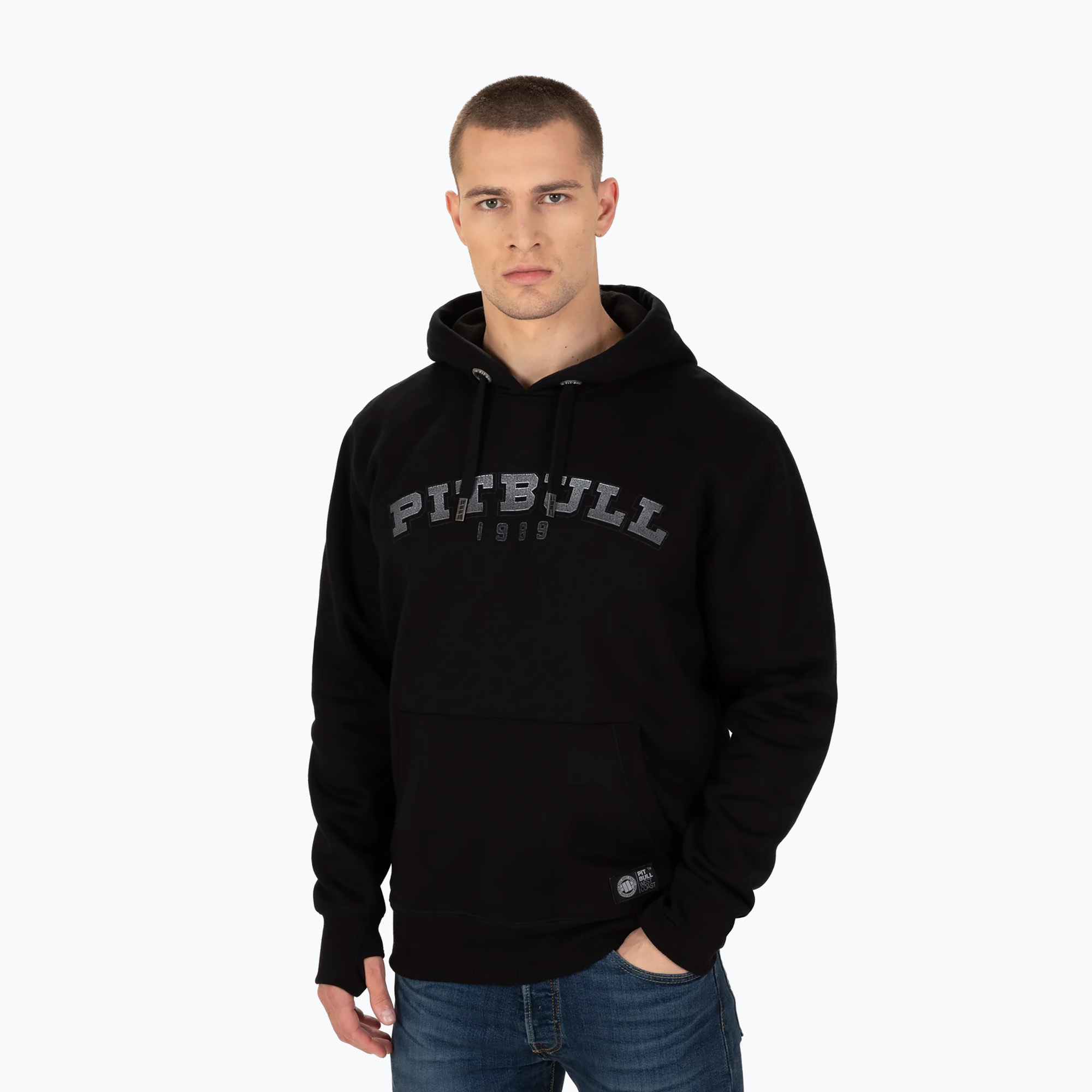 Bluza męska Pitbull West Coast Born In 1989 Hooded black | WYSYŁKA W 24H | 30 DNI NA ZWROT