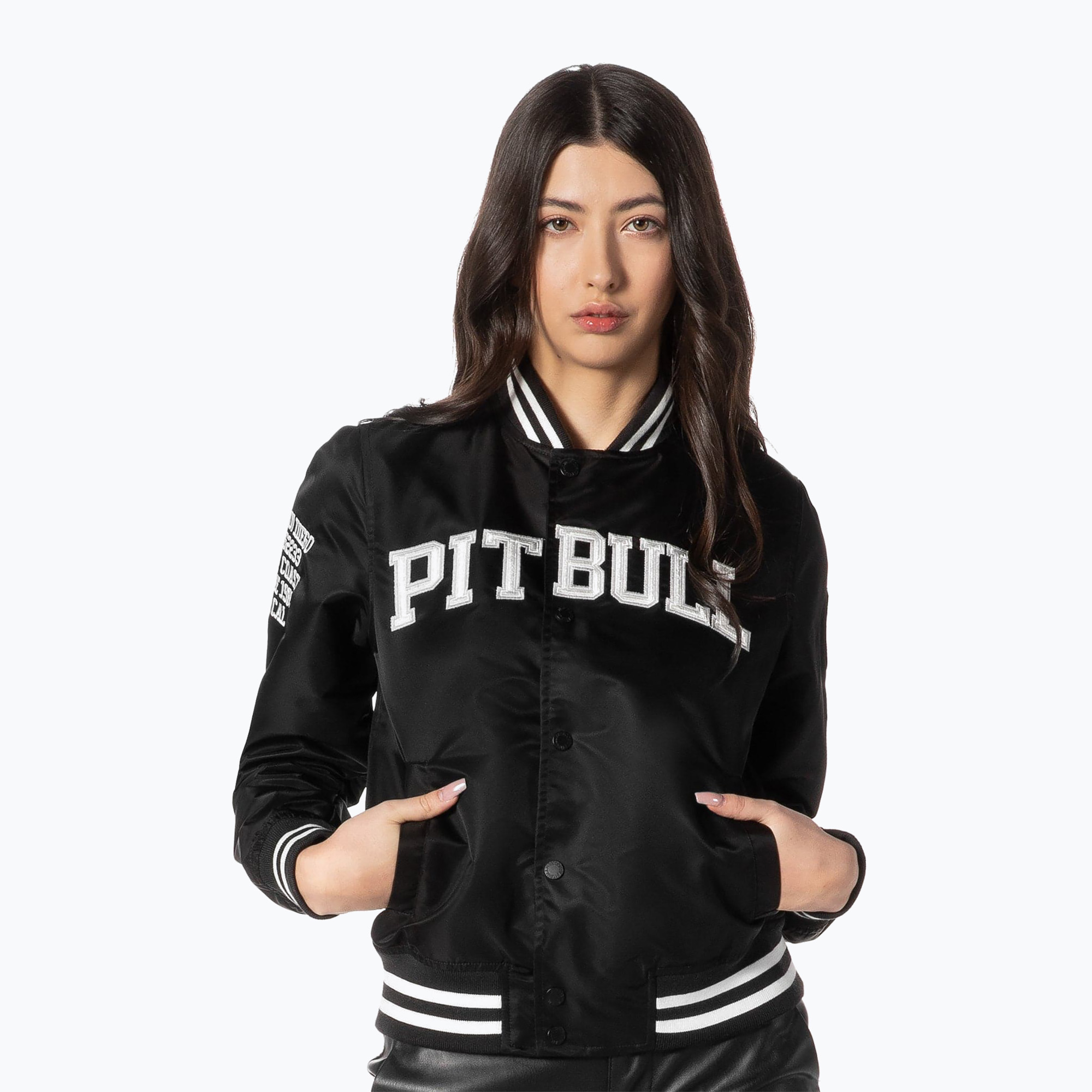 Kurtka damska Pitbull Tequila 3 Varsity black | WYSYŁKA W 24H | 30 DNI NA ZWROT