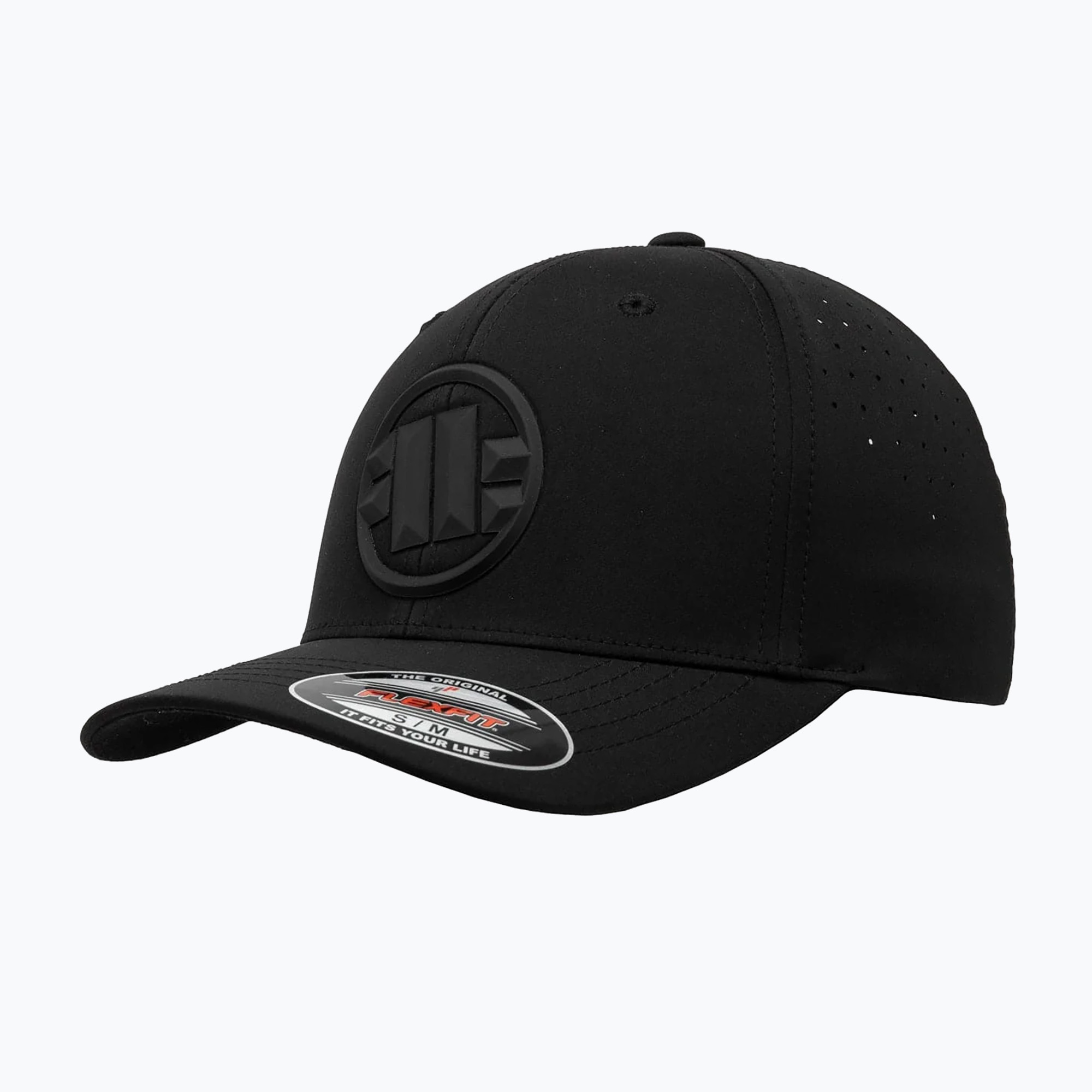 Czapka z daszkiem męska Pitbull Full Cap Logo 3D Angle Welding black 