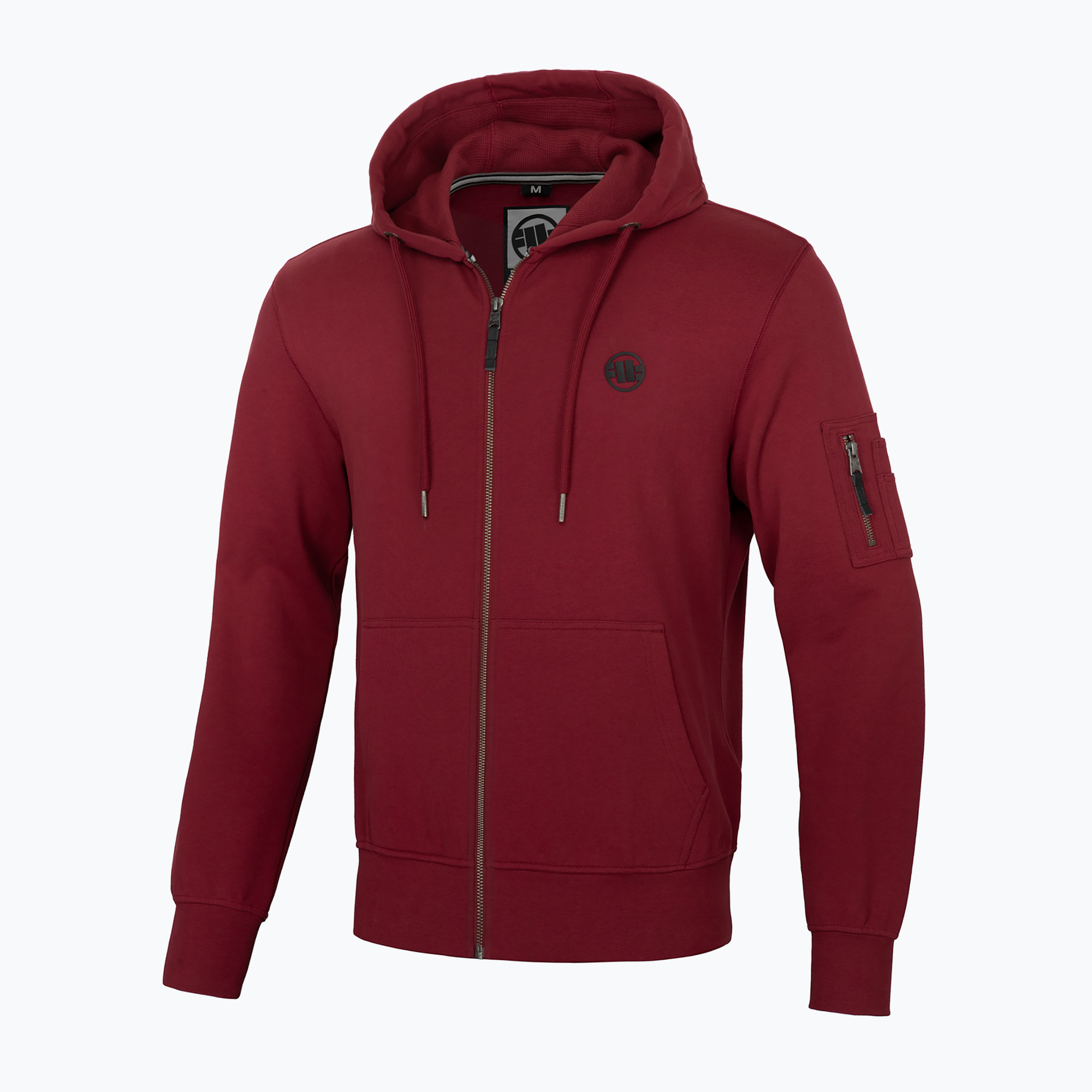 Bluza męska Pitbull West Coast Everts Hooded Zip burgundy | WYSYŁKA W 24H | 30 DNI NA ZWROT