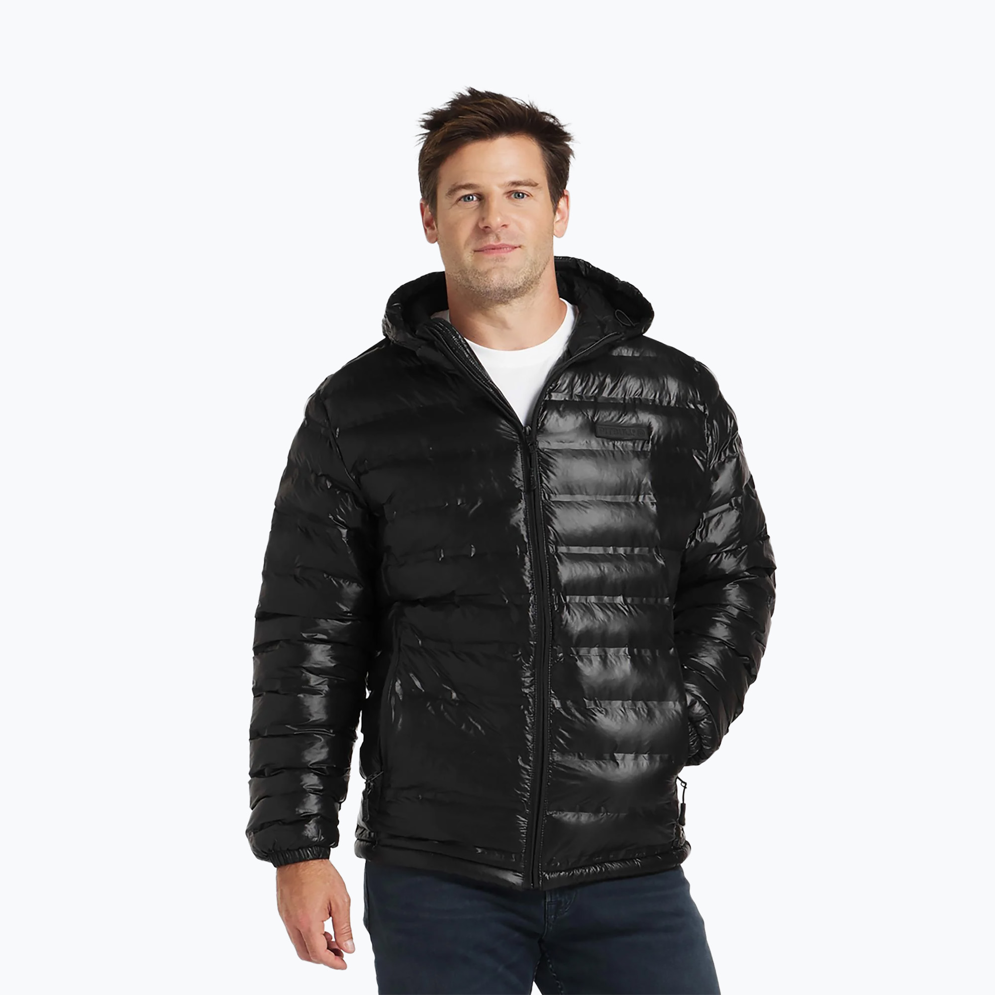 Kurtka zimowa męska Pitbull Deerfoot Hooded Padded black 