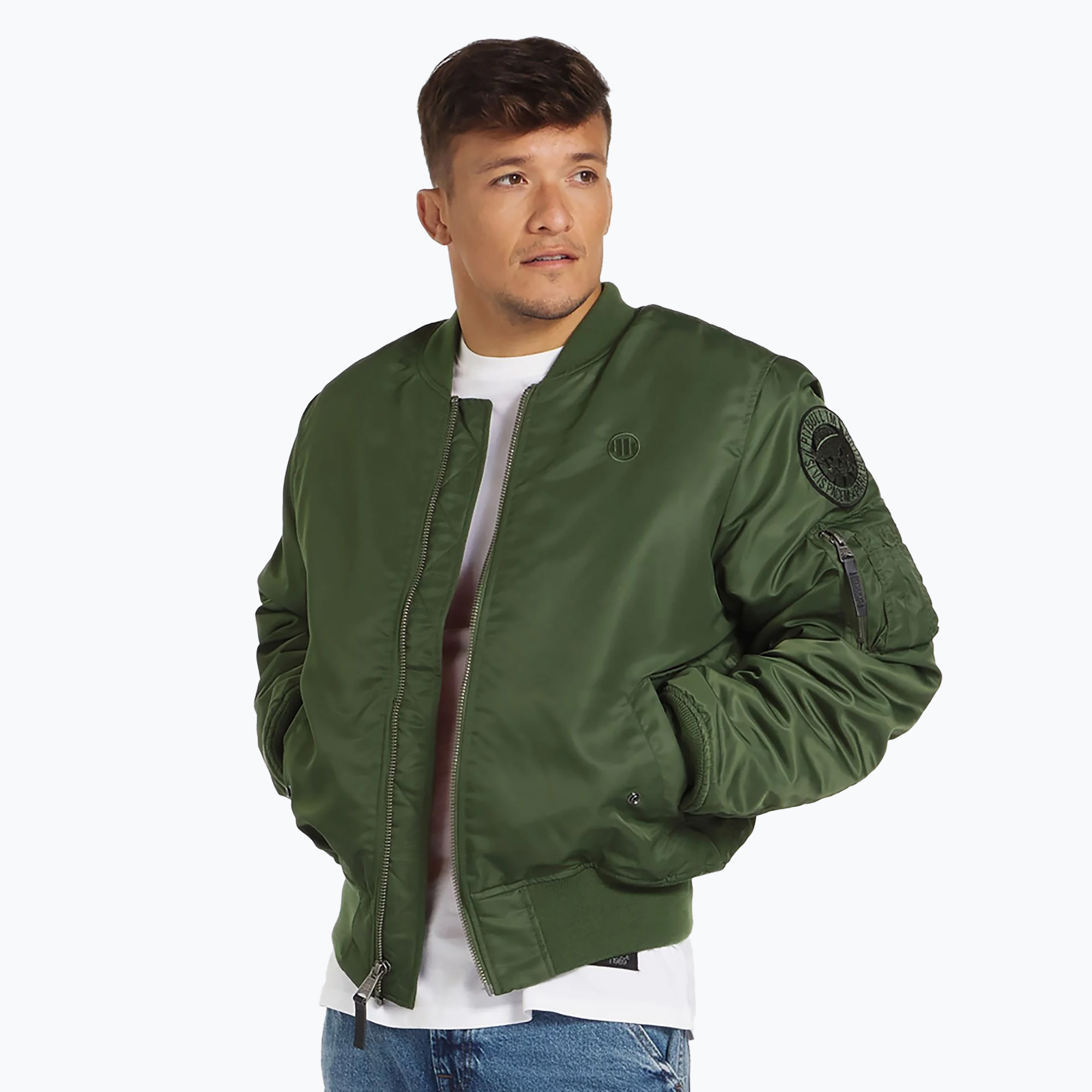 Kurtka męska Pitbull  Ma 1 Verano Bomber olive | WYSYŁKA W 24H | 30 DNI NA ZWROT