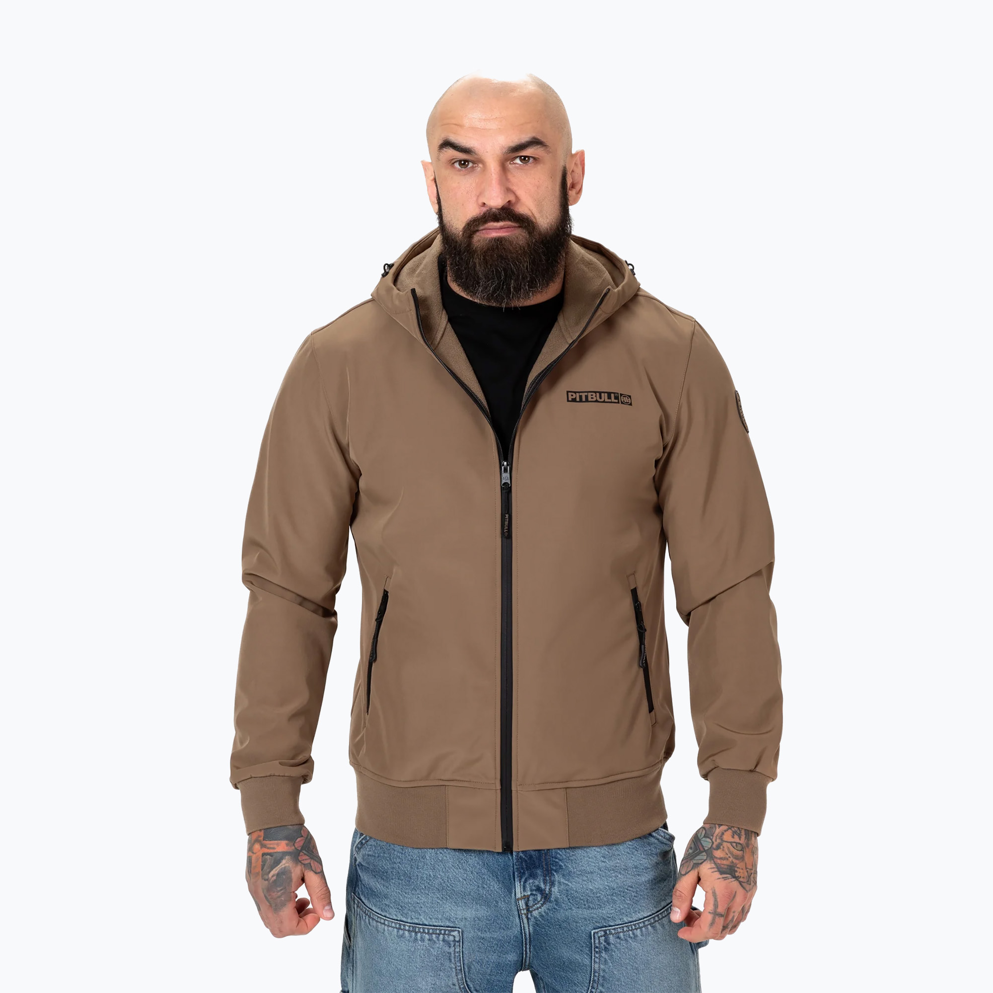 Kurtka męska Pitbull Midway 2 Softshell coyote brown | WYSYŁKA W 24H | 30 DNI NA ZWROT