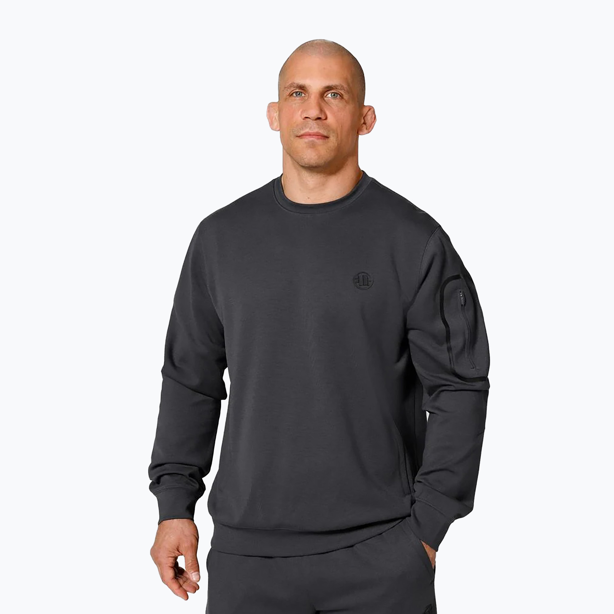 Bluza męska Pitbull Explorer Crewneck graphite | WYSYŁKA W 24H | 30 DNI NA ZWROT