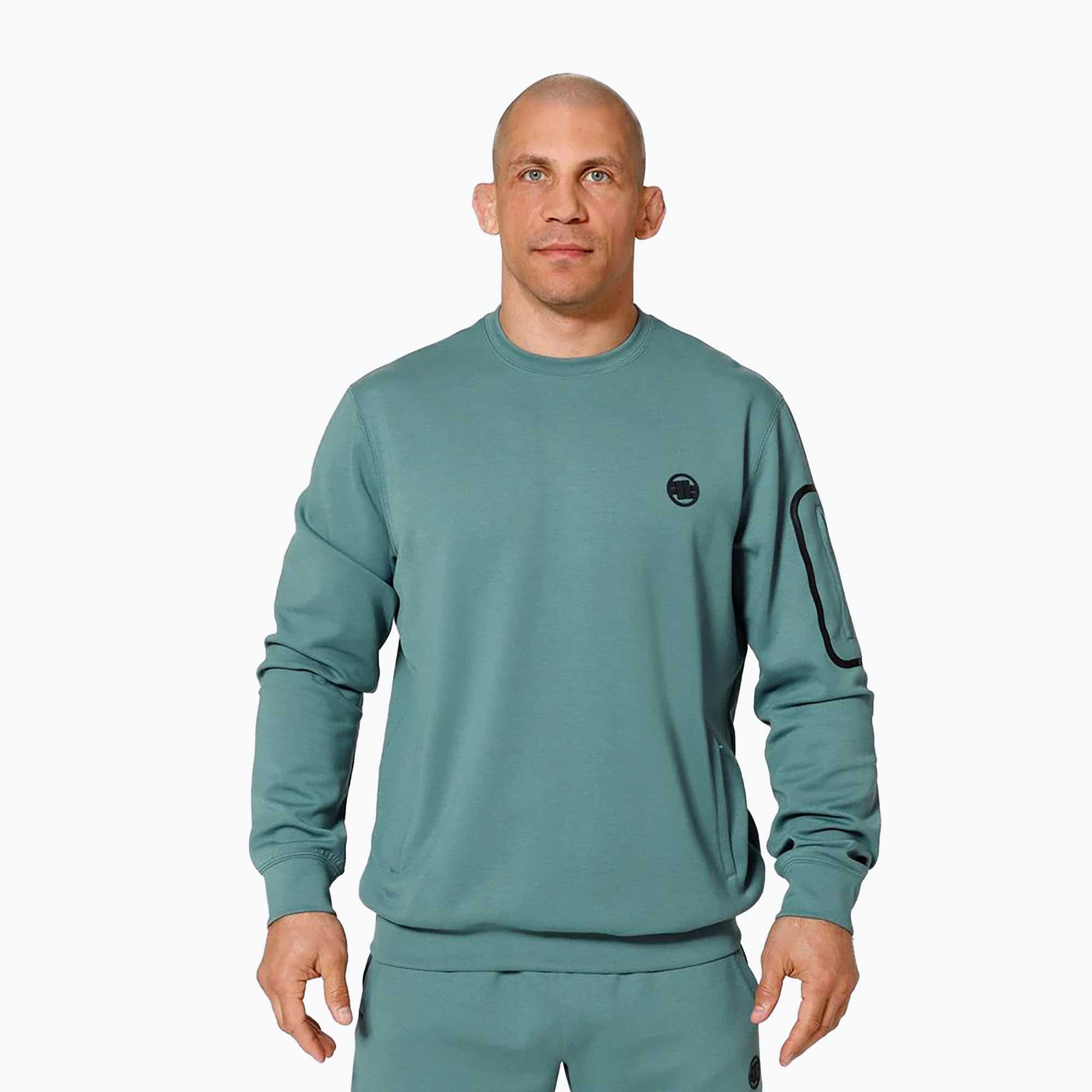 Bluza męska Pitbull Explorer Crewneck mint | WYSYŁKA W 24H | 30 DNI NA ZWROT