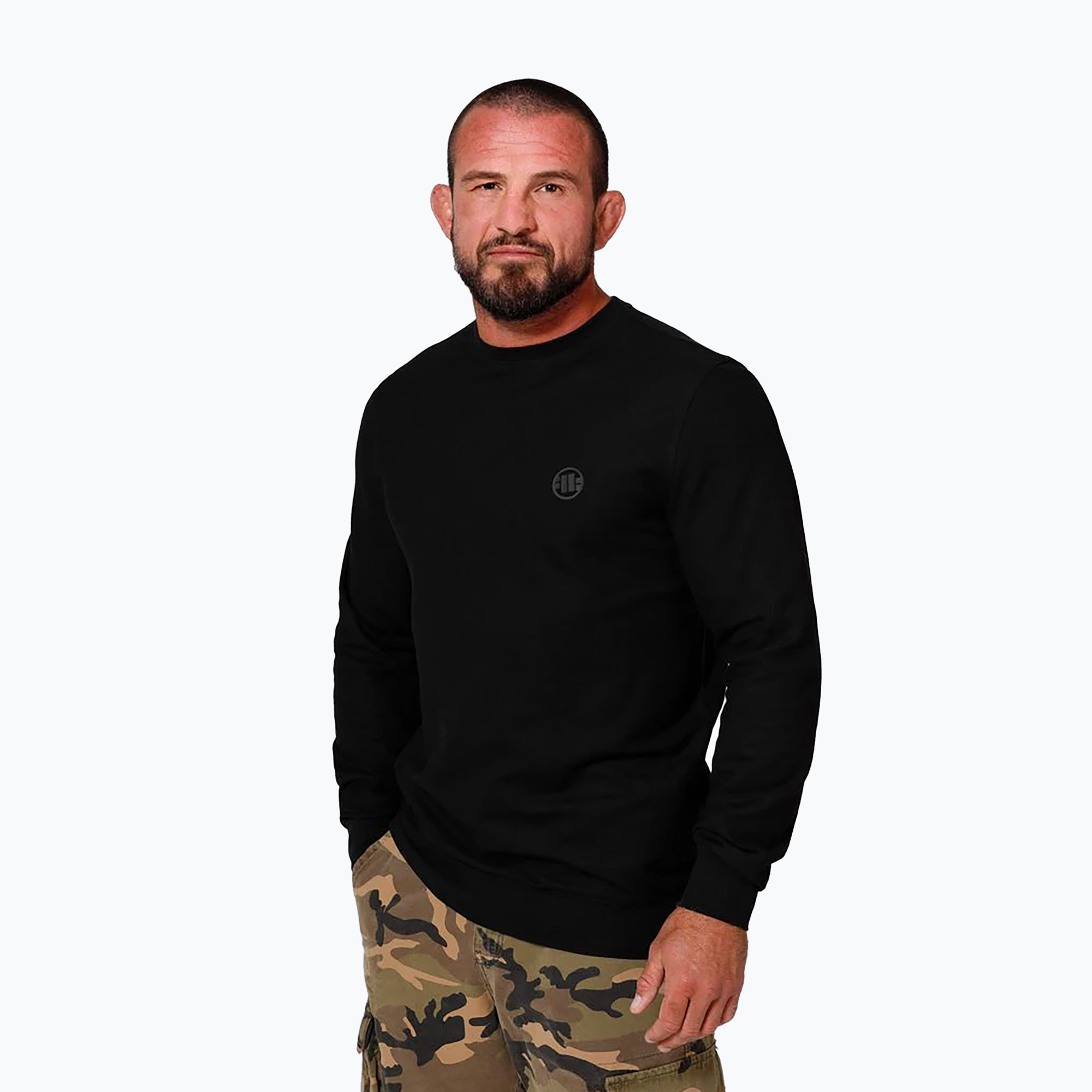 Longsleeve męski Pitbull Rockey black 