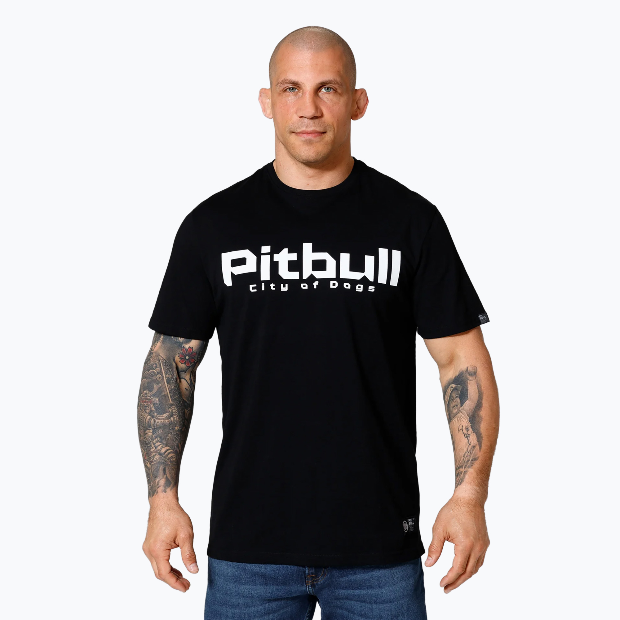 Koszulka męska Pitbull City Of Dogs 214047900002 black 