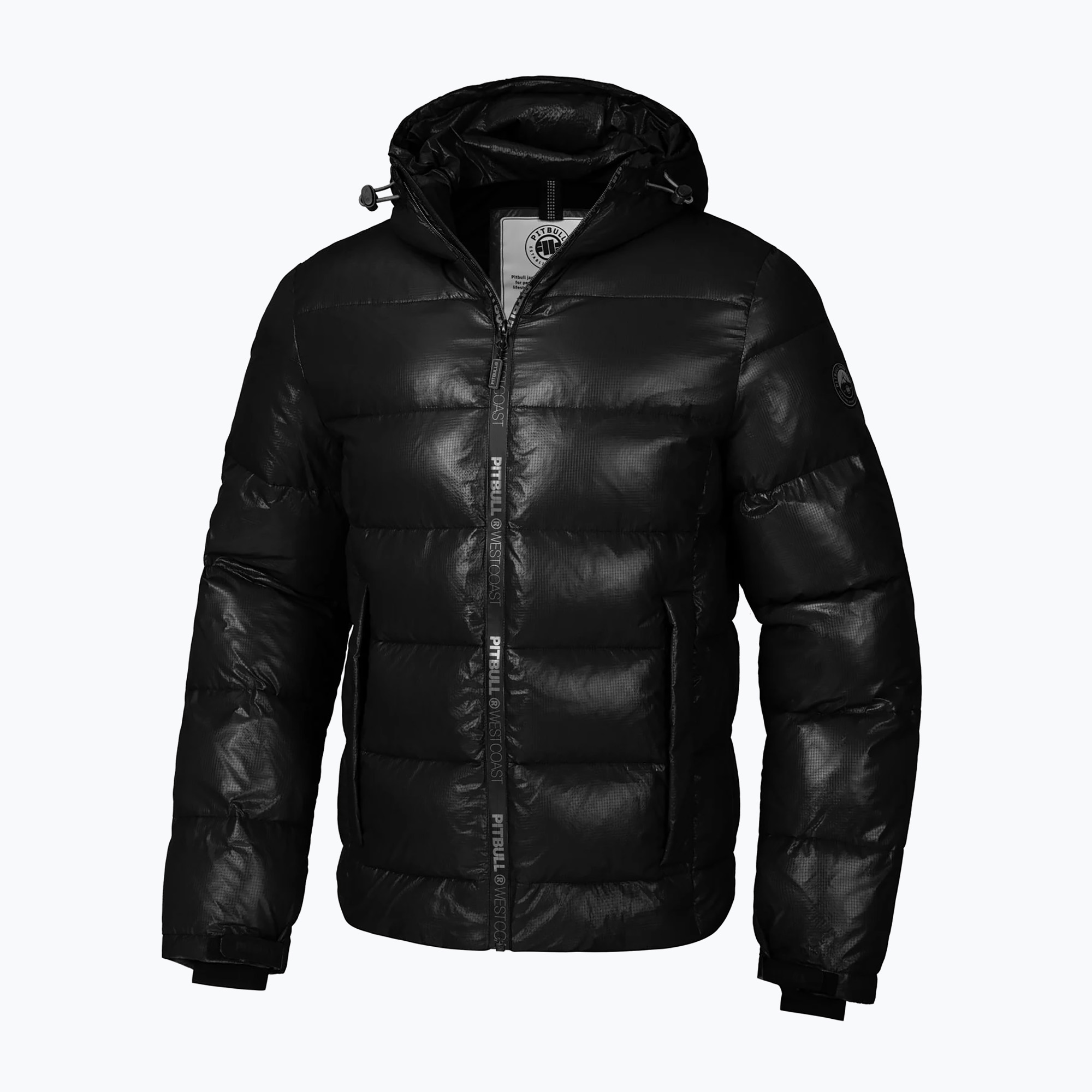 Kurtka zimowa męska Pitbull Pepperwood Ribstop Padded Hooded black | WYSYŁKA W 24H | 30 DNI NA ZWROT