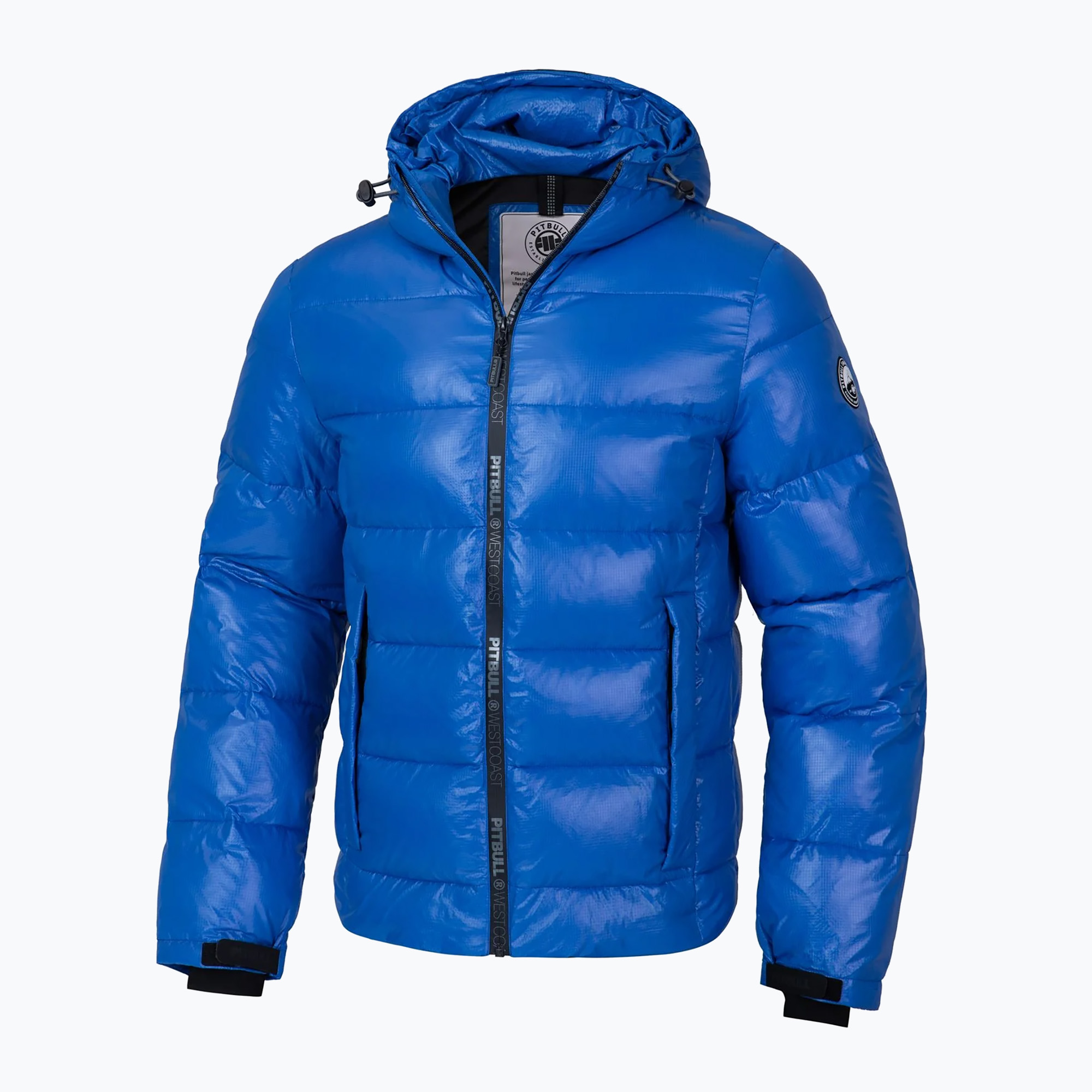 Kurtka zimowa męska Pitbull Pepperwood Ribstop Padded Hooded blue | WYSYŁKA W 24H | 30 DNI NA ZWROT