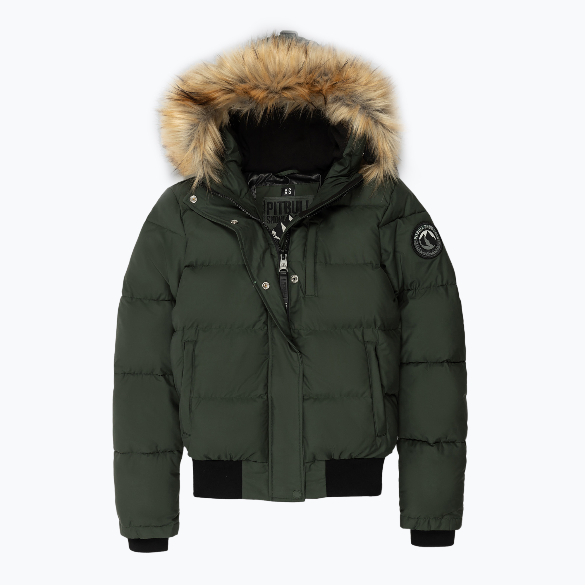 Kurtka zimowa damska Pitbull Azalea Quilted Hooded olive | WYSYŁKA W 24H | 30 DNI NA ZWROT