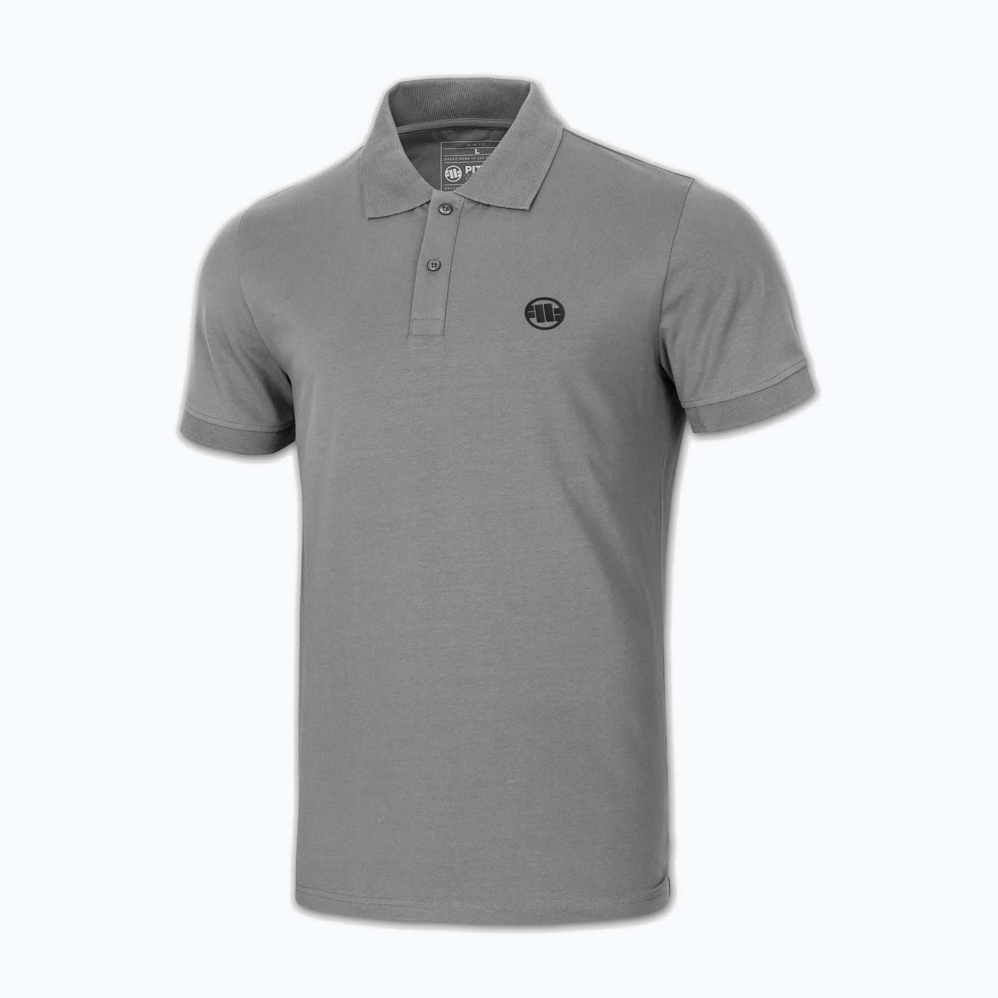 Koszulka polo męska Pitbull Polo Jersey Small Logo grey 