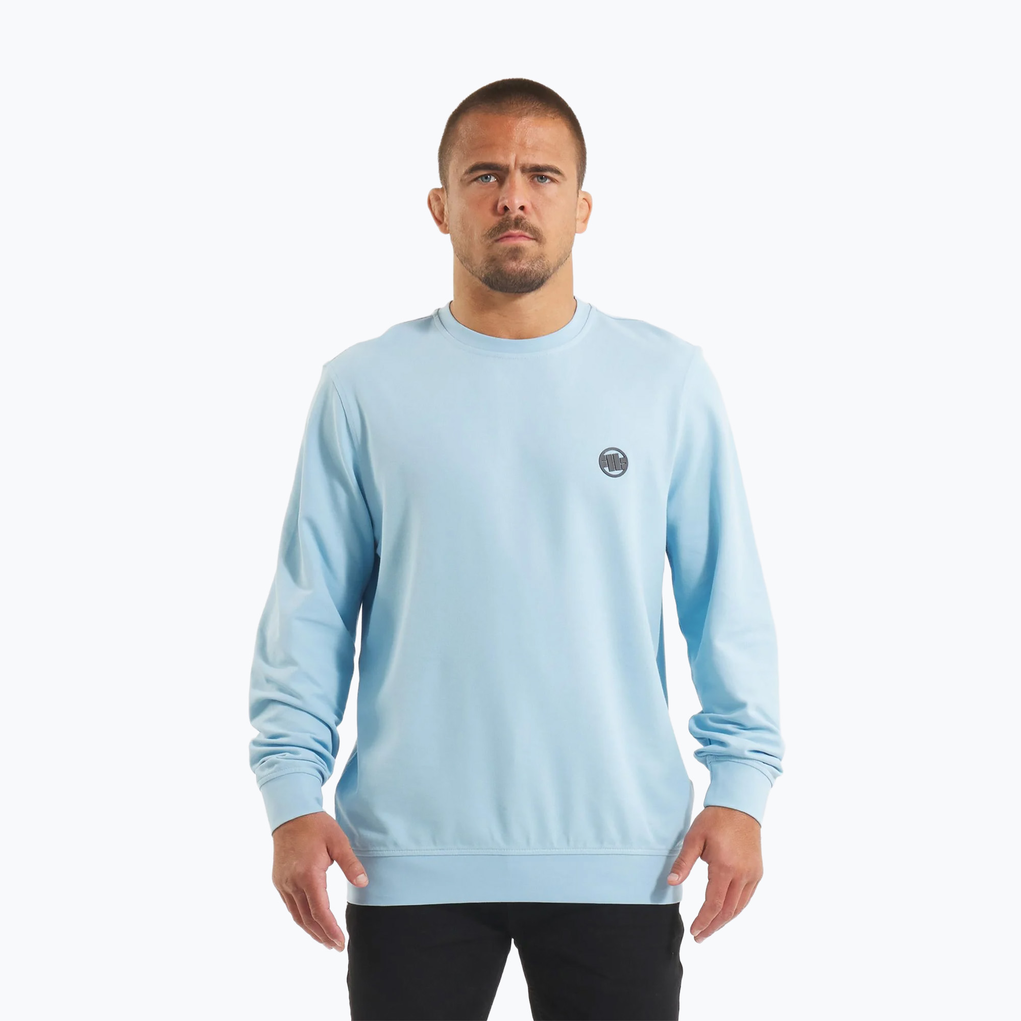 Longsleeve męski Pitbull Rockey light blue 