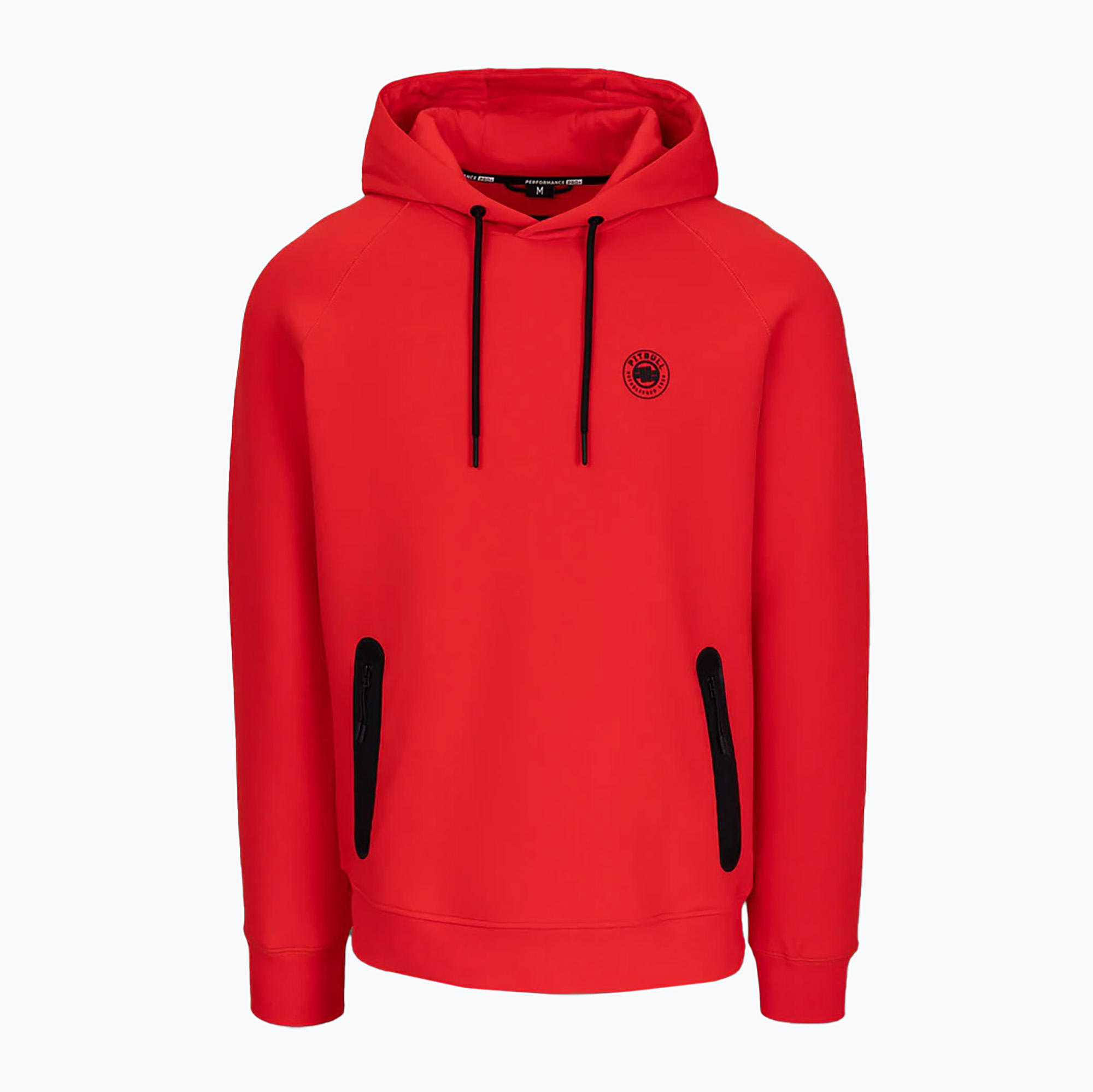 Bluza męska Pitbull Dogwood Hooded Sweatshirt fluo/red | WYSYŁKA W 24H | 30 DNI NA ZWROT