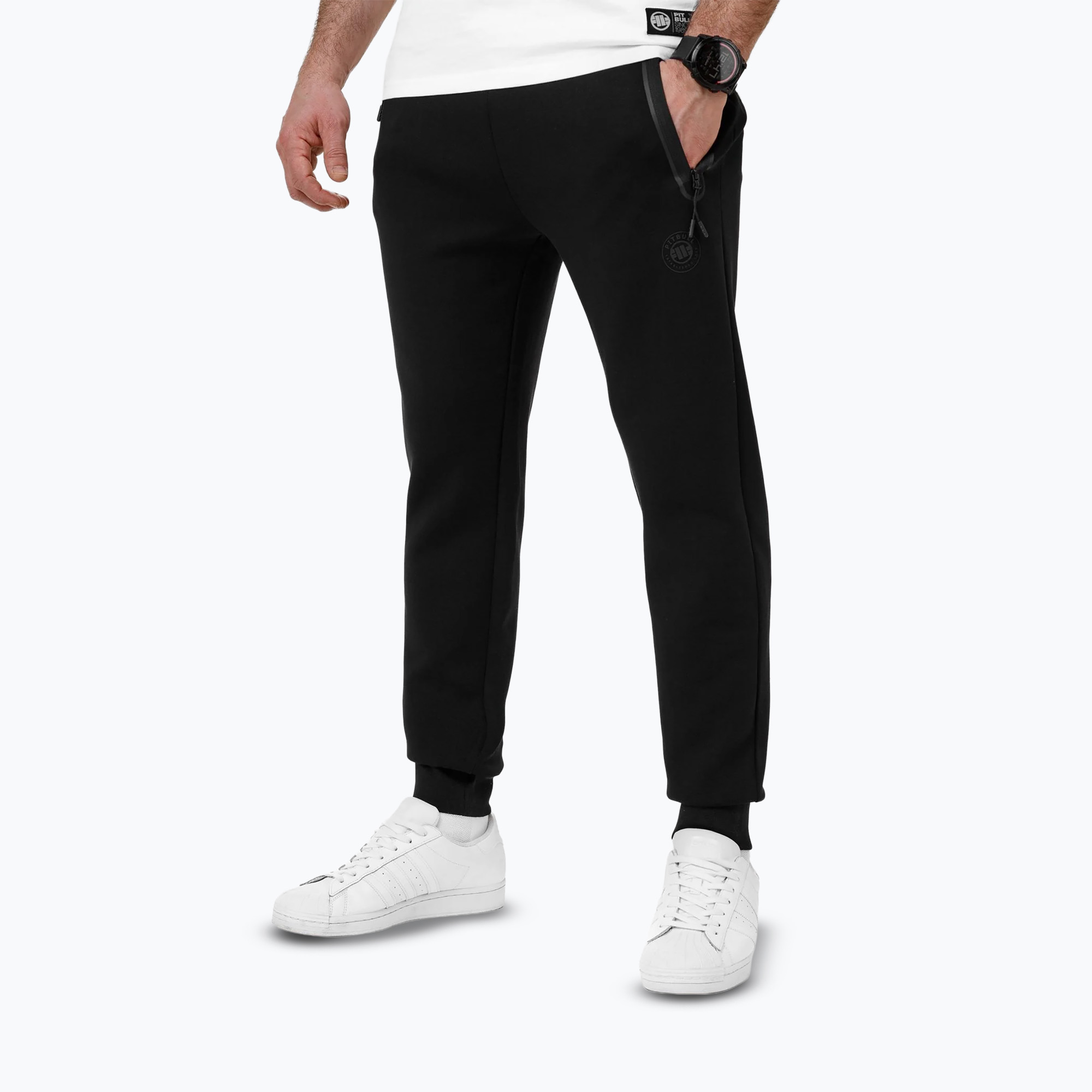 Spodnie męskie Pitbull Dogwood Track Pants black 