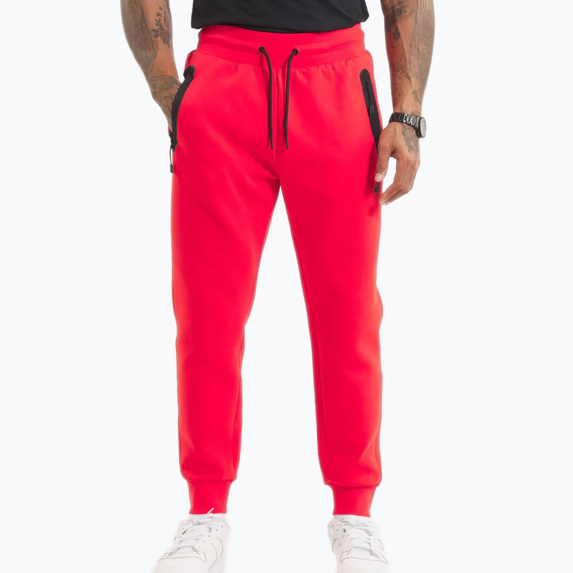 Spodnie męskie Pitbull Dogwood Track Pants fluo/red | WYSYŁKA W 24H | 30 DNI NA ZWROT