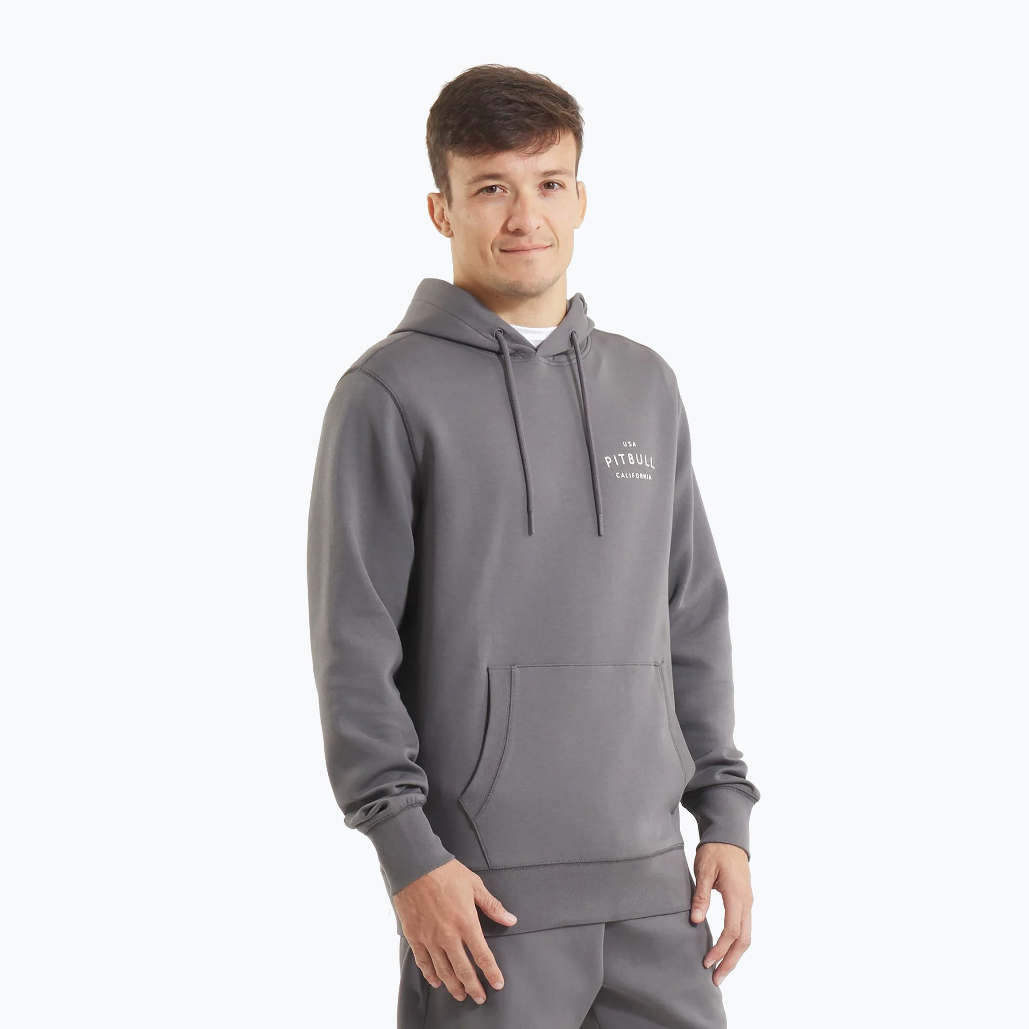 Bluza męska Pitbull Sampson Hooded Sweatshirt graphite 