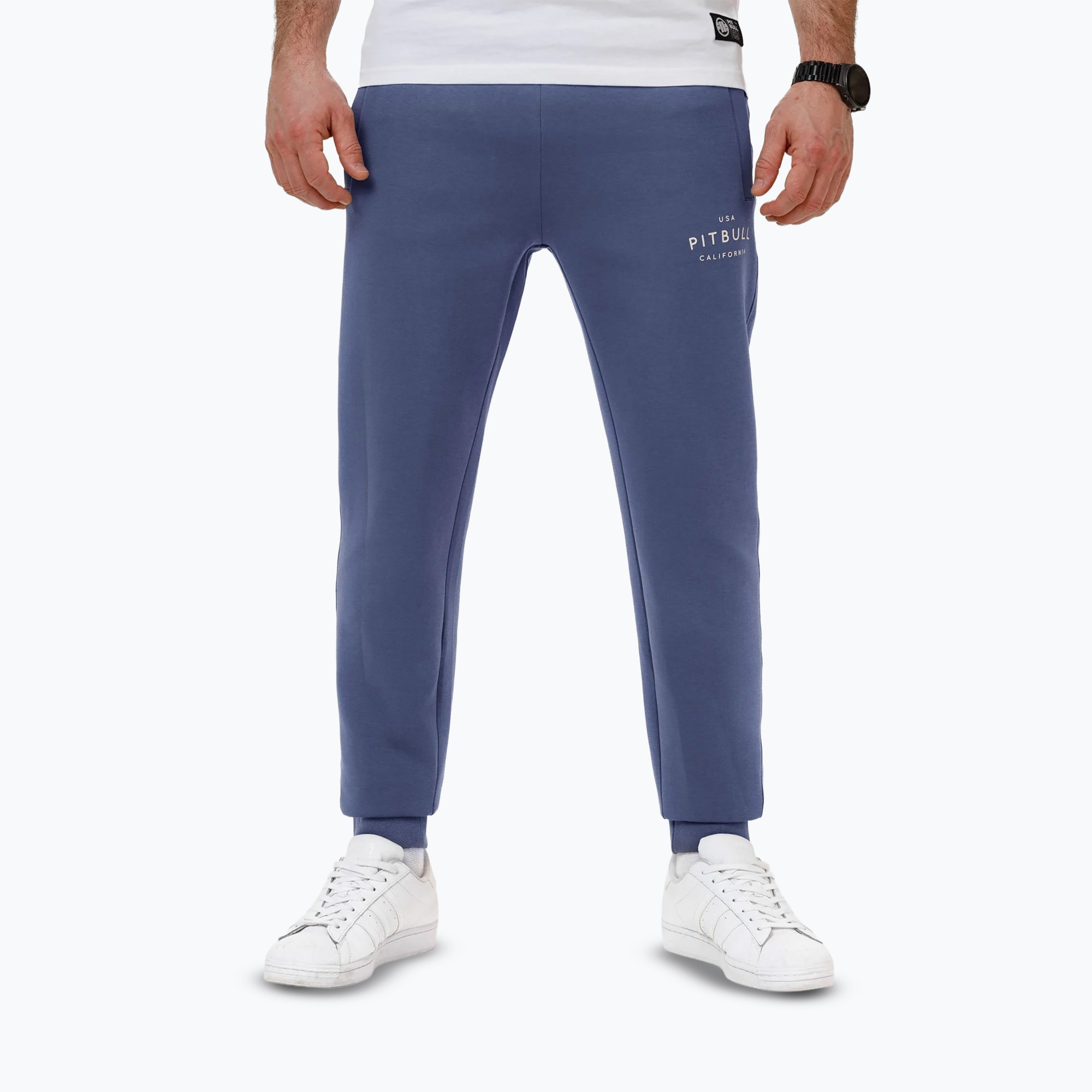 Spodnie męskie Pitbull Sampson Track Pants navy jeans 