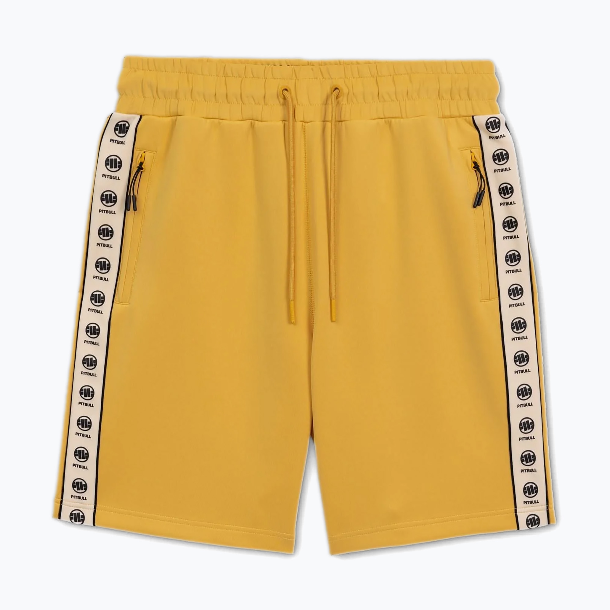 Spodenki męskie Pitbull Track Shorts Powers pale yellow | WYSYŁKA W 24H | 30 DNI NA ZWROT