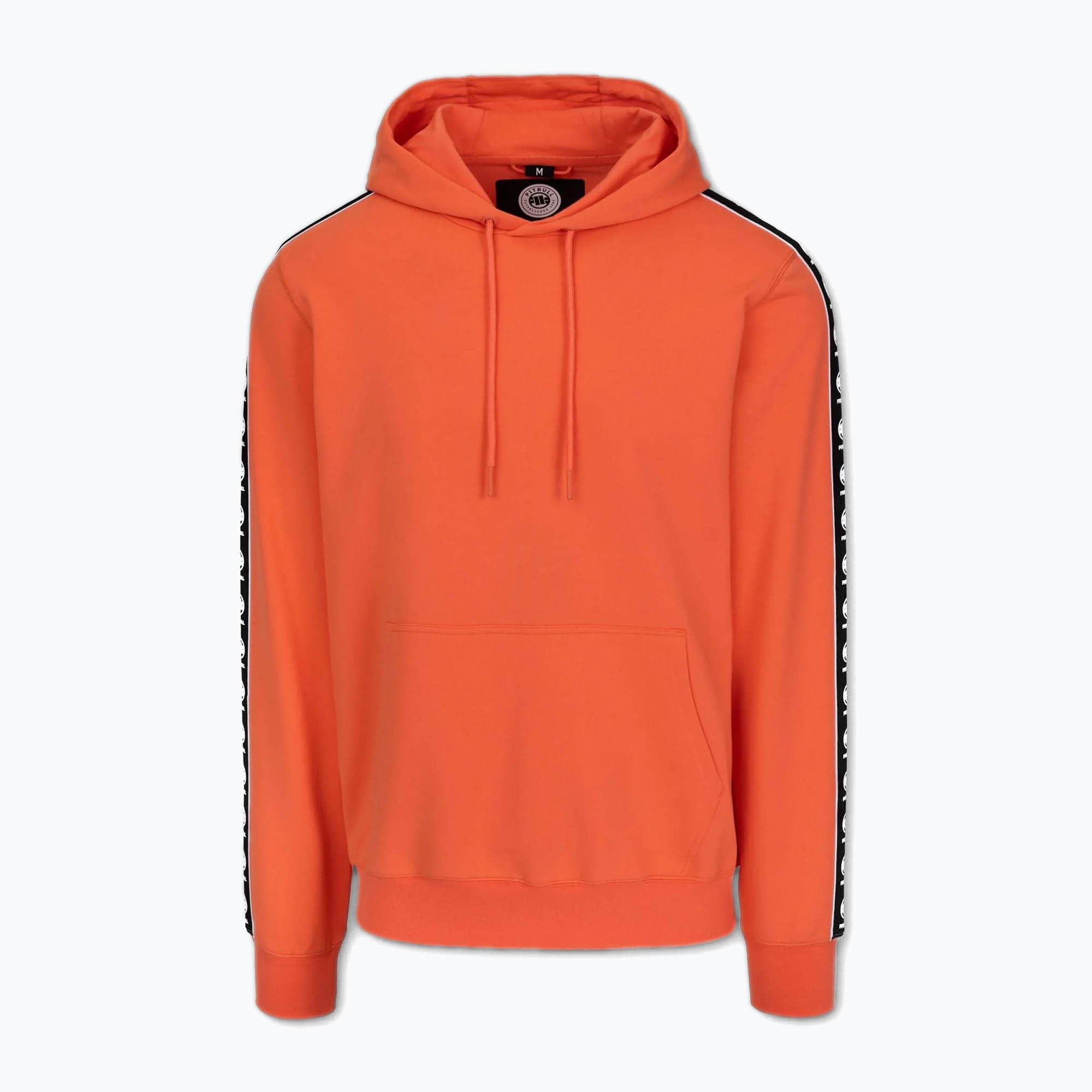 Bluza męska Pitbull Tape Nugget Hooded Sweatshirt bright salmon | WYSYŁKA W 24H | 30 DNI NA ZWROT