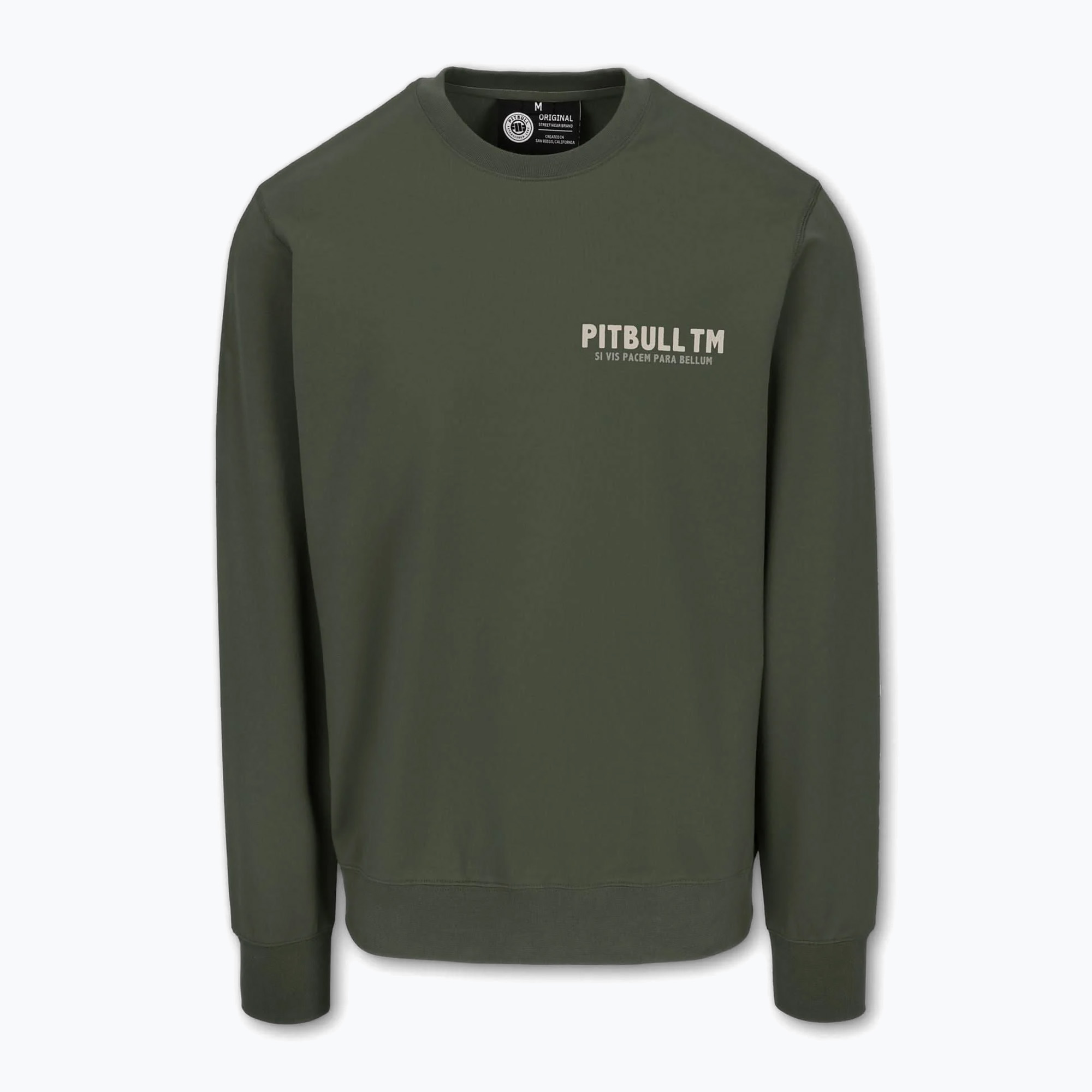 Bluza męska Pitbull Para Bellum Crewneck Sweatshirt old green | WYSYŁKA W 24H | 30 DNI NA ZWROT