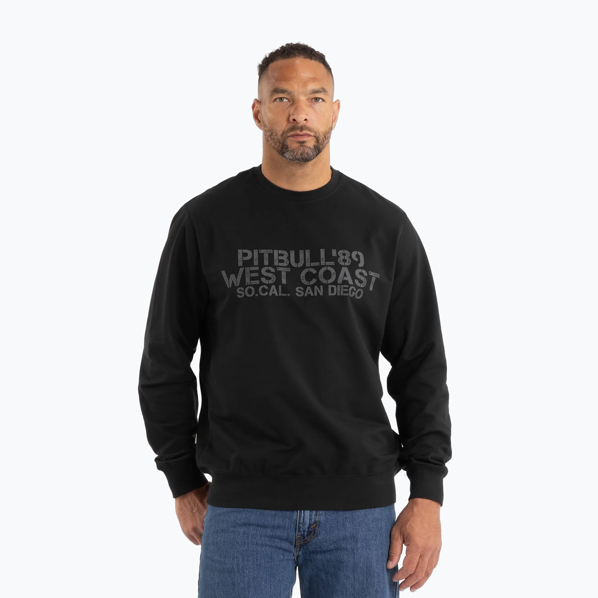Bluza męska Pitbull Driving Crewneck Sweatshirt black 