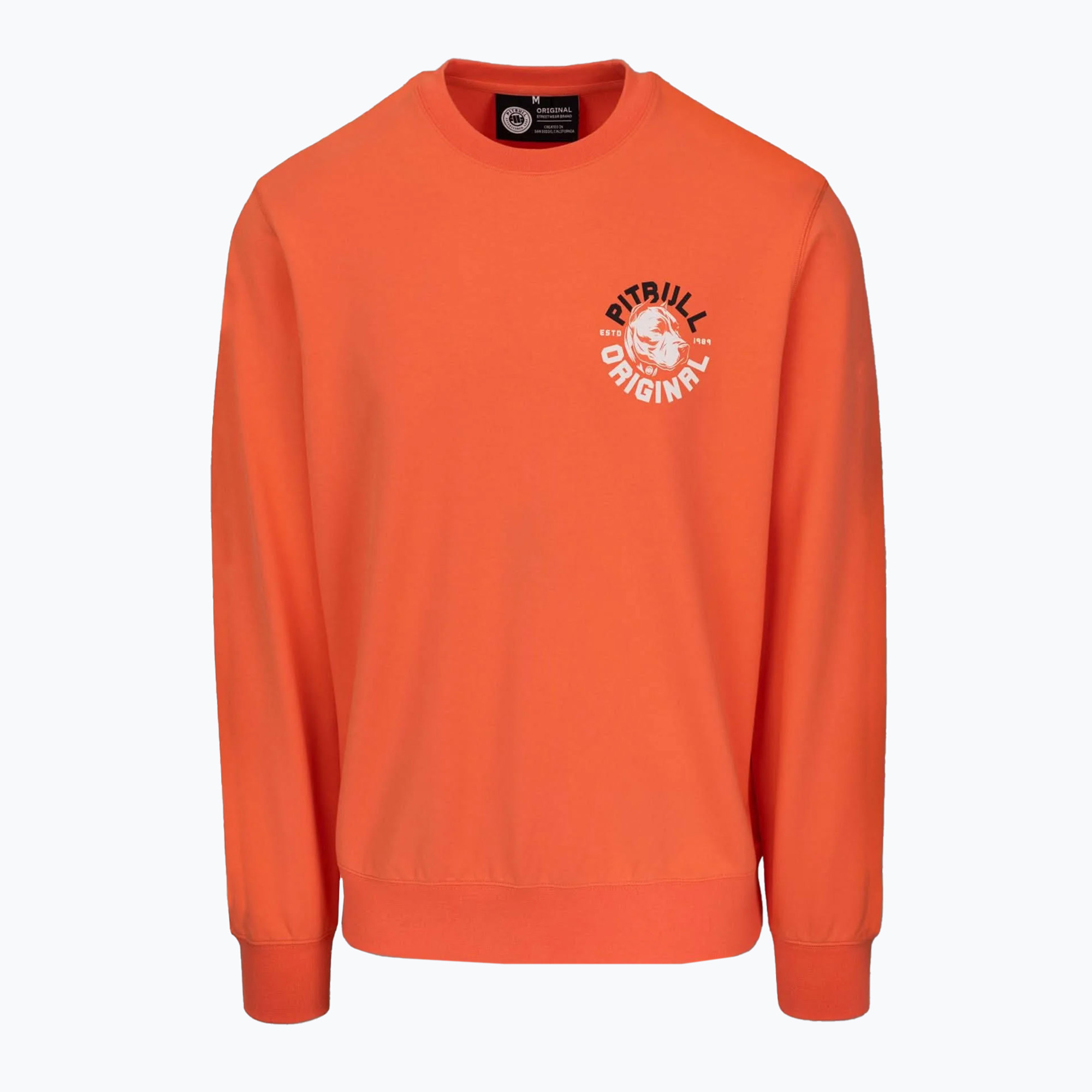 Bluza męska Pitbull Dog Sd Crewneck Sweatshirt bright salmon | WYSYŁKA W 24H | 30 DNI NA ZWROT