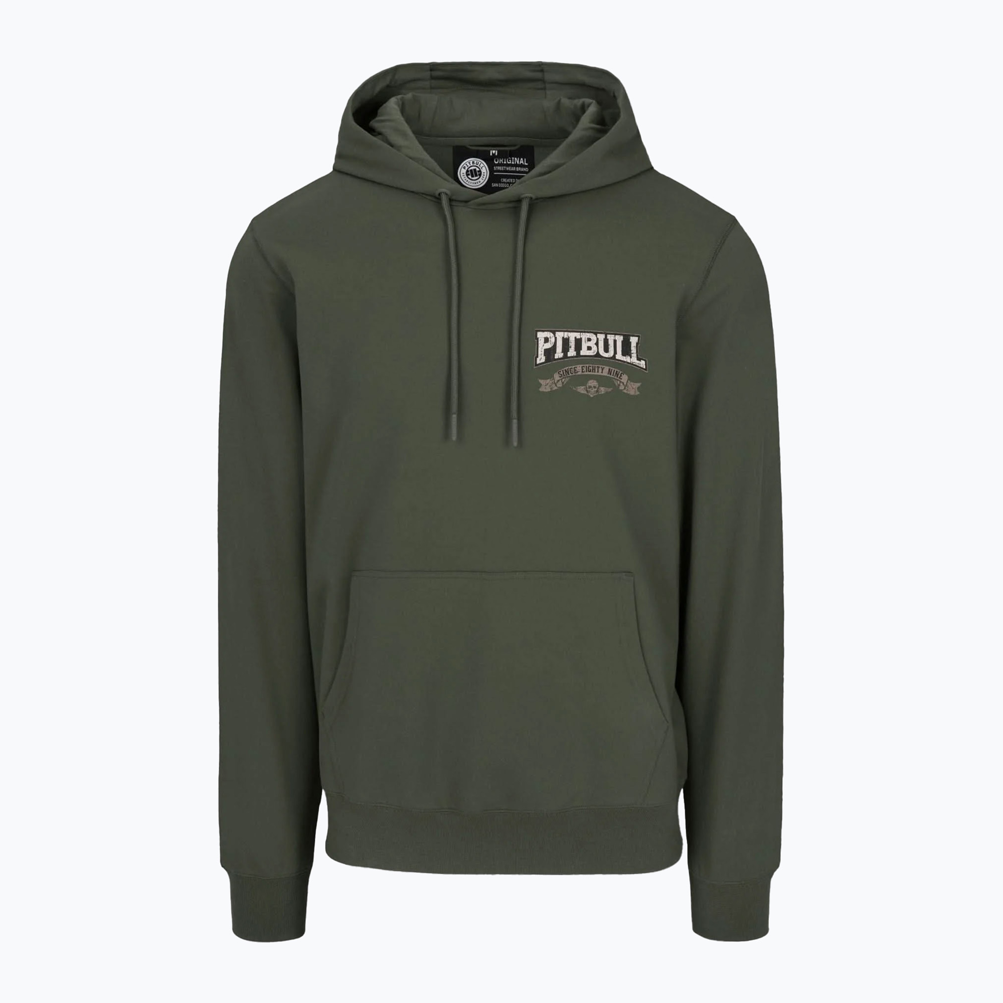 Bluza męska Pitbull Troublemaker Hooded Sweatshirt old green | WYSYŁKA W 24H | 30 DNI NA ZWROT