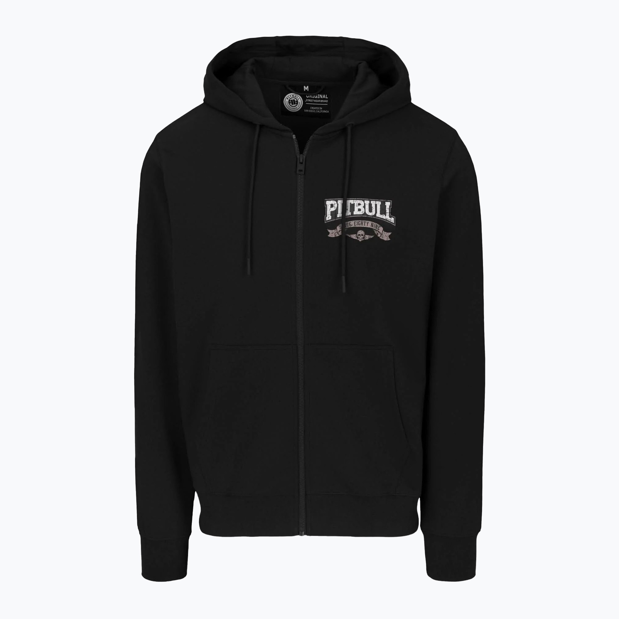 Bluza męska Pitbull Troublemaker Hooded Zip Sweatshirt black | WYSYŁKA W 24H | 30 DNI NA ZWROT