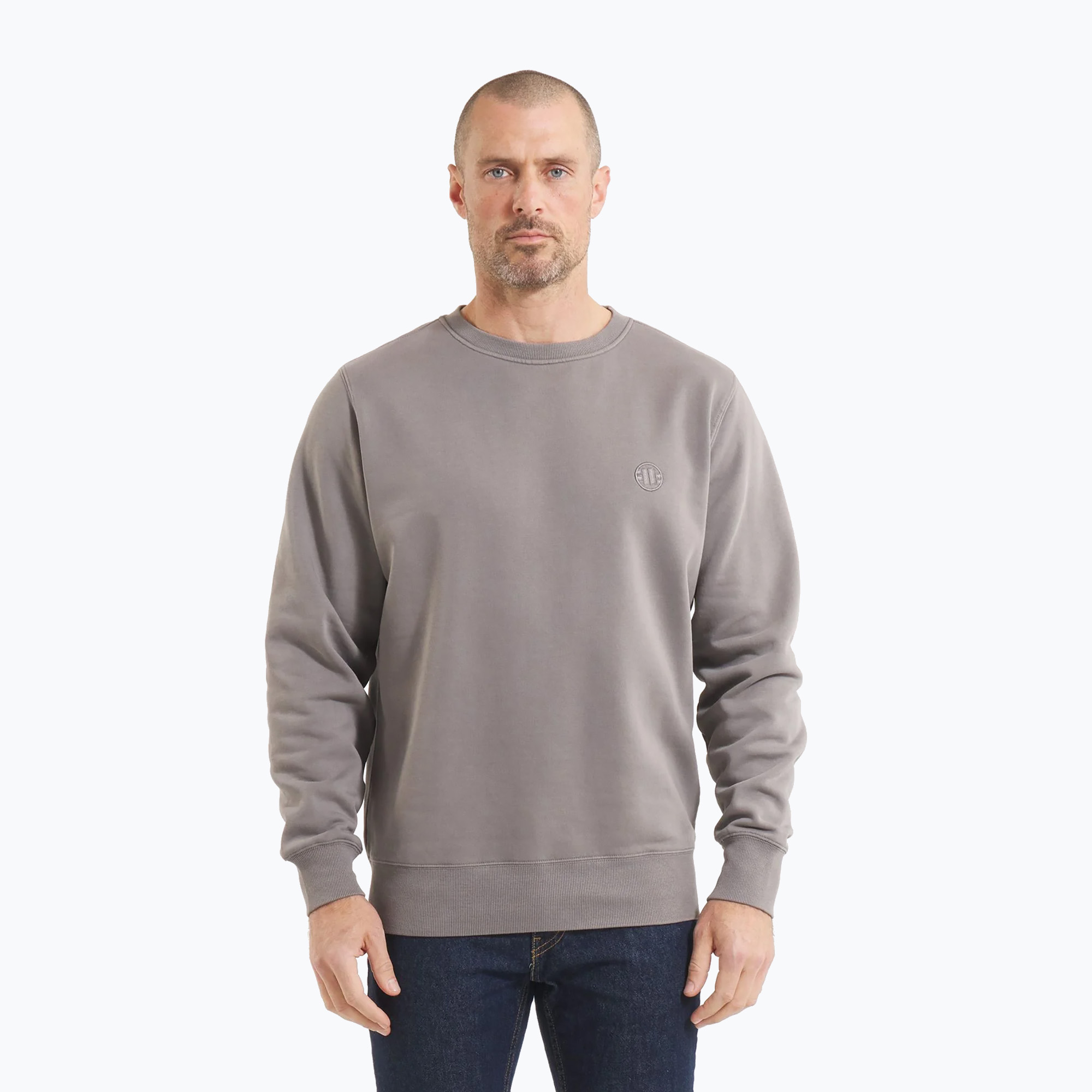 Bluza męska Pitbull Lancaster 2 Crewneck Sweatshirt washed grey 
