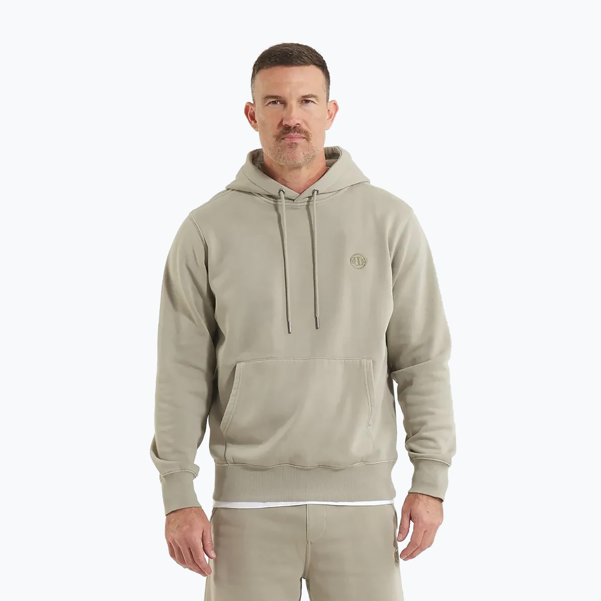 Bluza męska Pitbull Lancaster 2 Hooded Sweatshirt grey harbour 