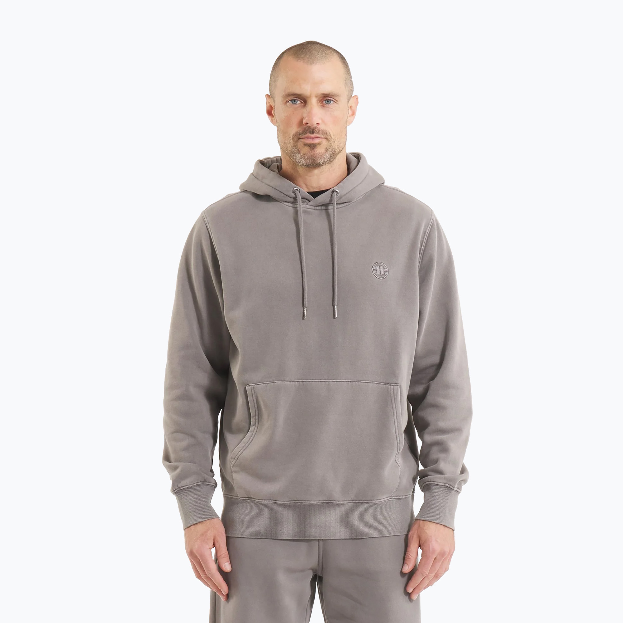 Bluza męska Pitbull Lancaster 2 Hooded Sweatshirt washed grey 