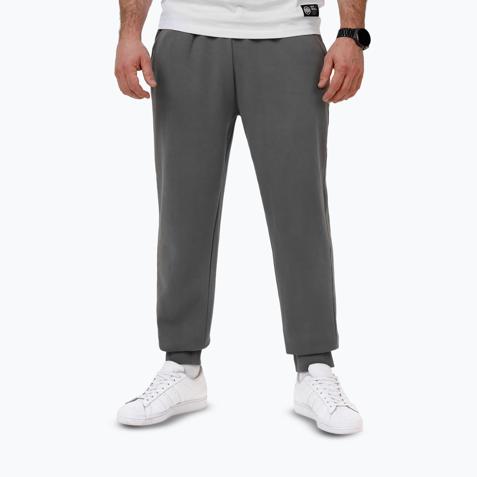 Spodnie męskie Pitbull Lancaster 2 Track Pants washed grey 