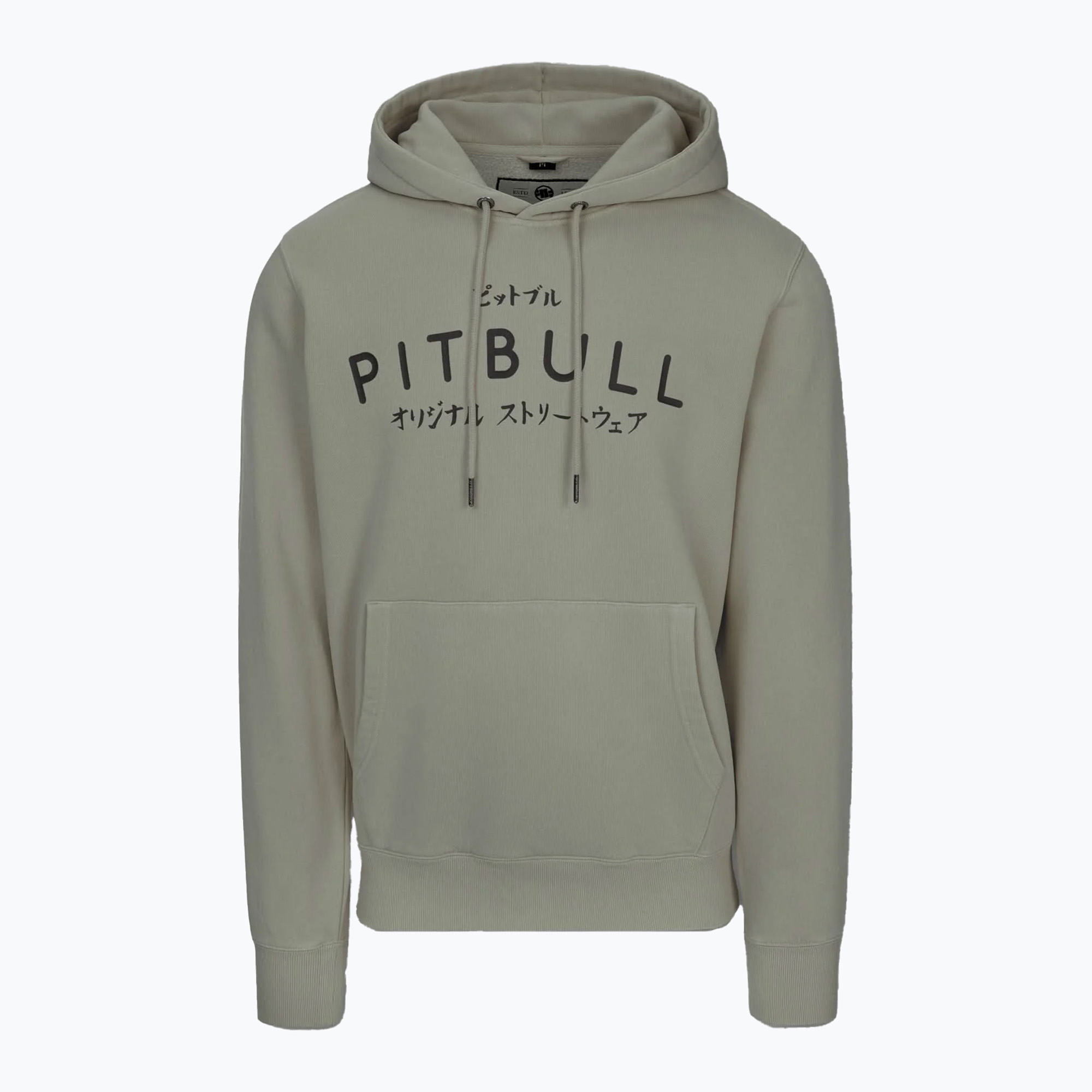 Bluza męska Pitbull Mt Fuji Hooded Sweatshirt grey harbour | WYSYŁKA W 24H | 30 DNI NA ZWROT