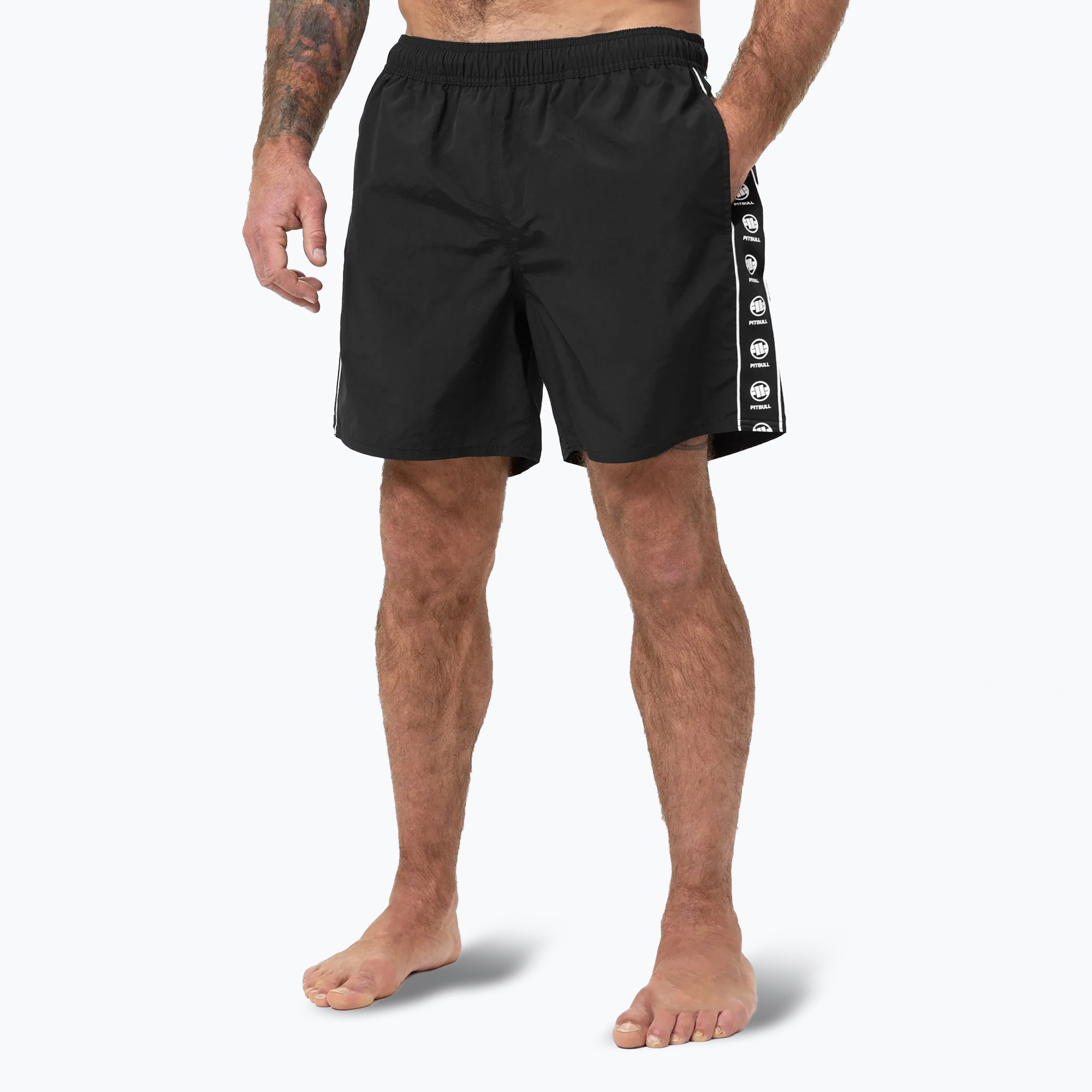Szorty kąpielowe męskie Pitbull Blackmore black 