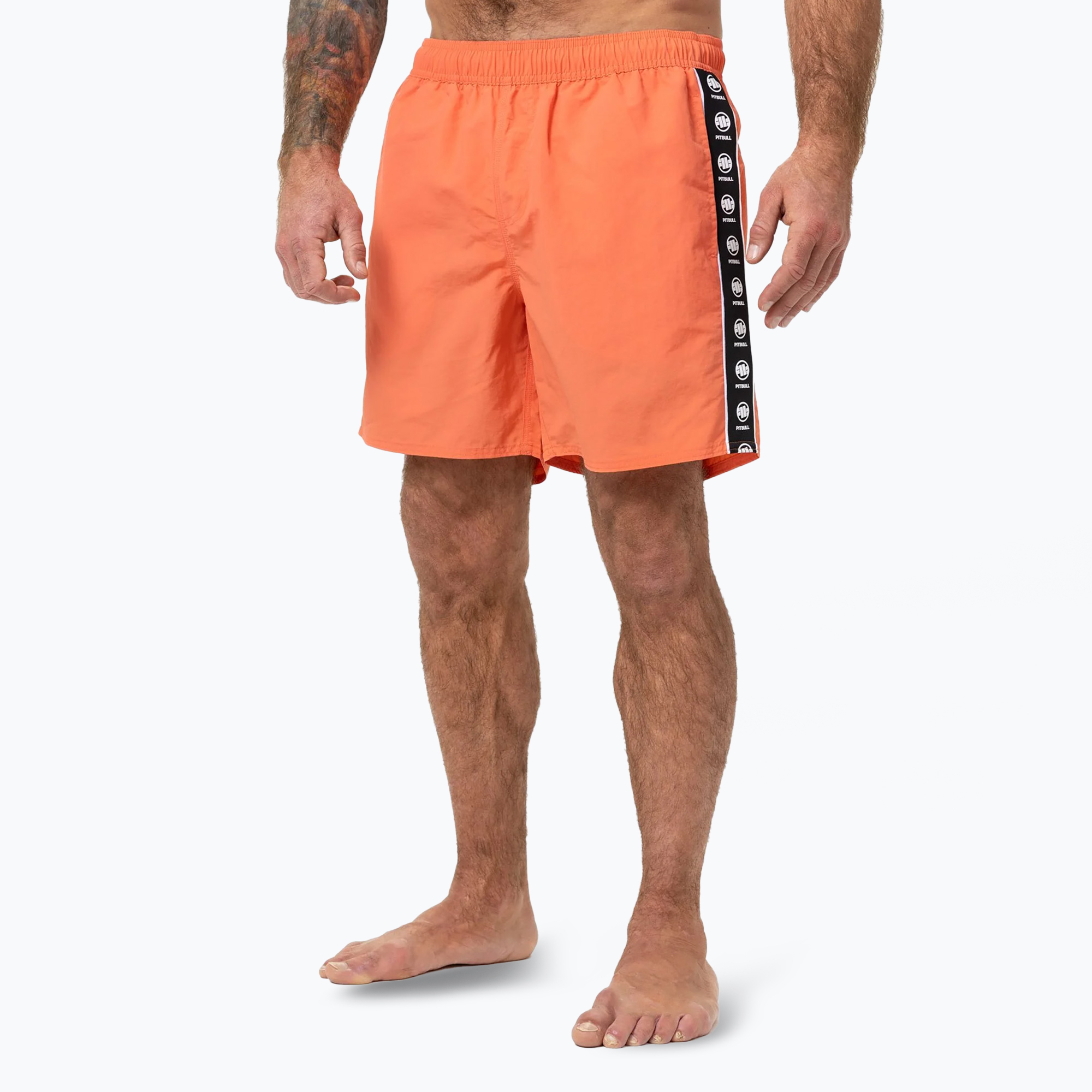 Szorty kąpielowe męskie Pitbull Blackmore bright salmon 