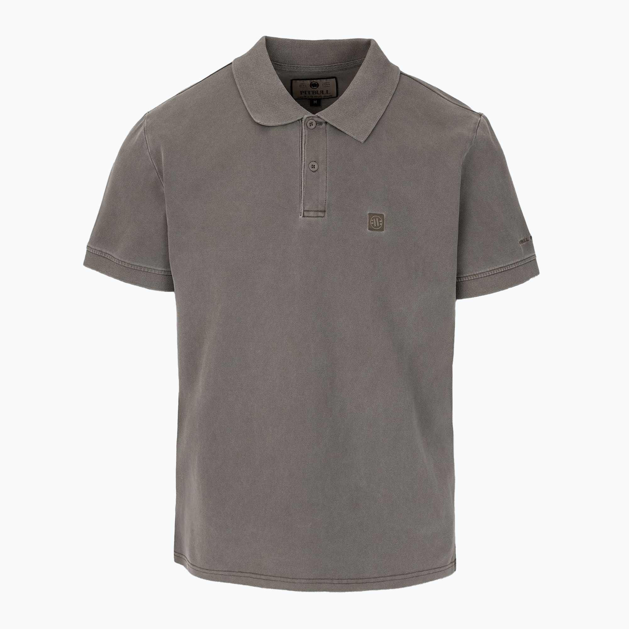 Koszulka polo męska Pitbull Washed Polo dark brown 
