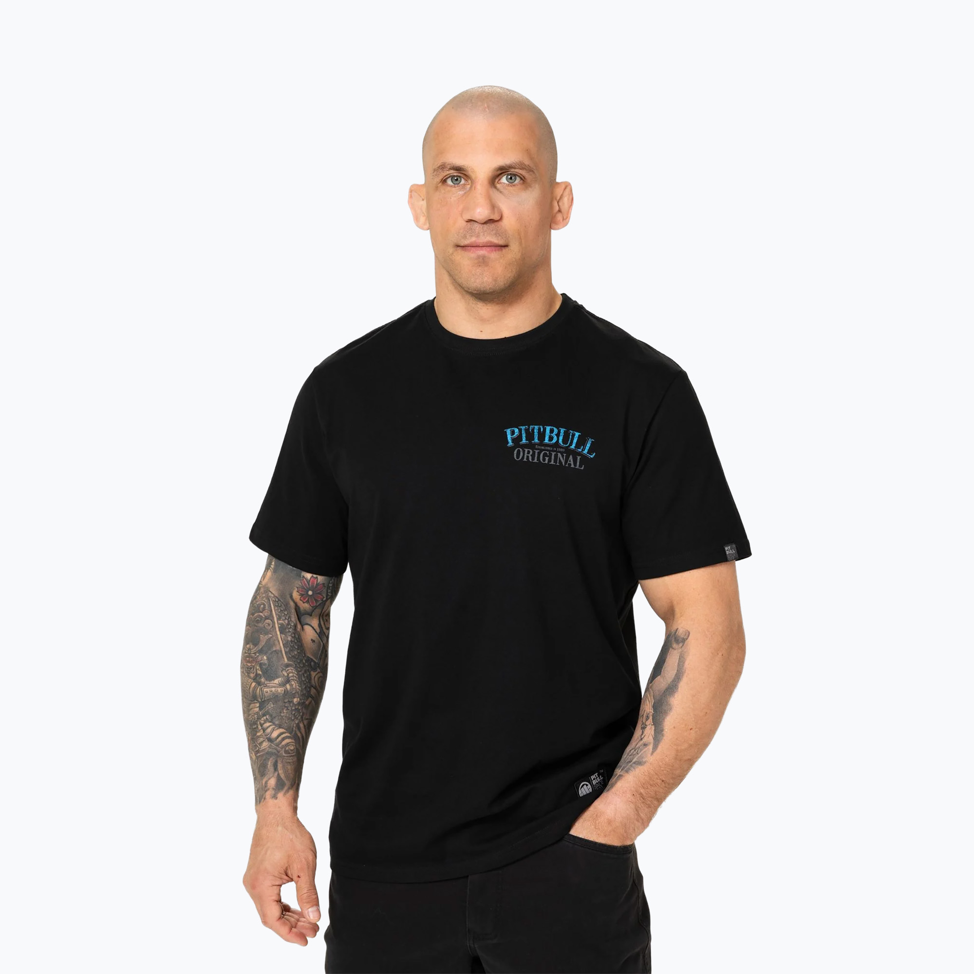 Koszulka męska Pitbull Midnight black 
