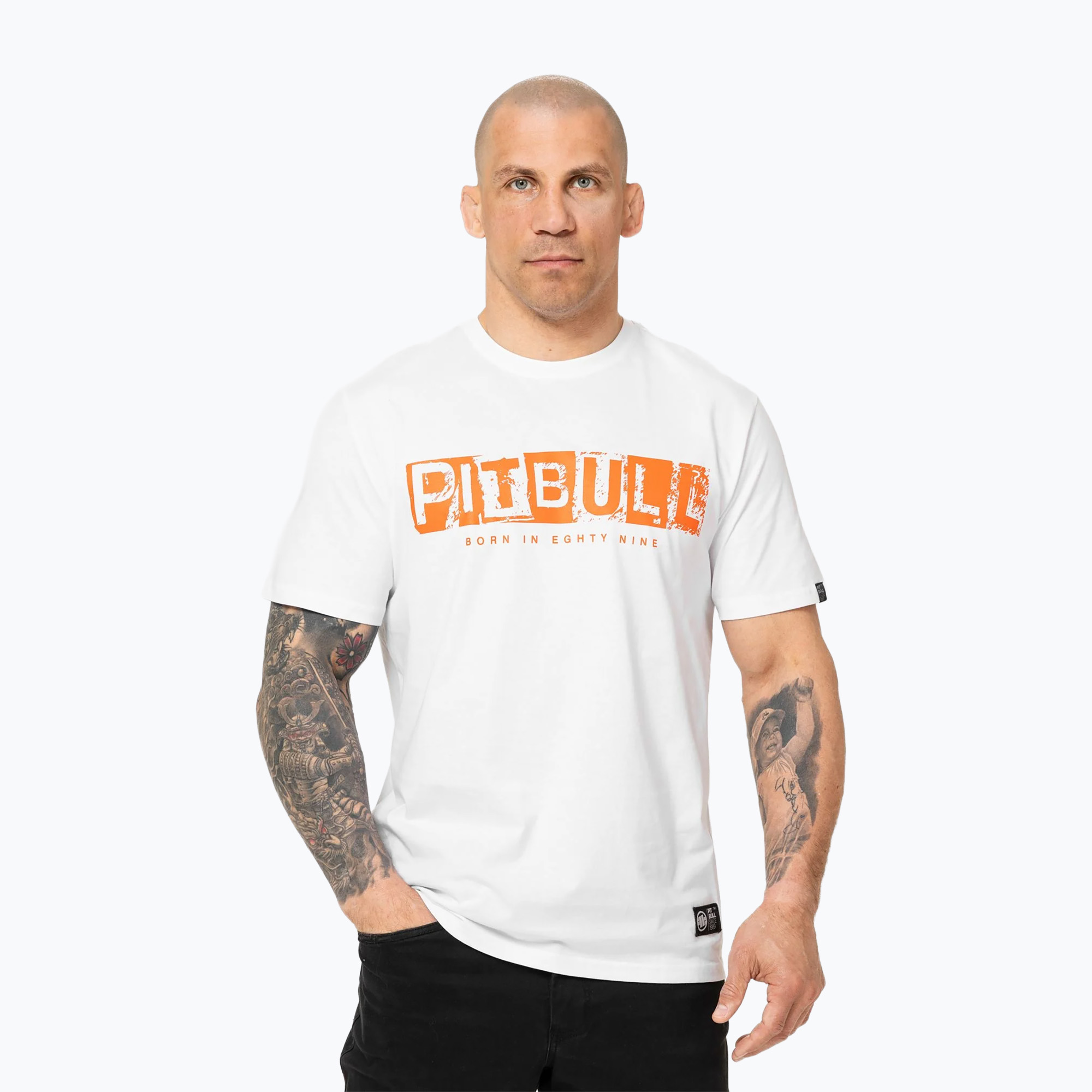 Koszulka męska Pitbull Blacky white 