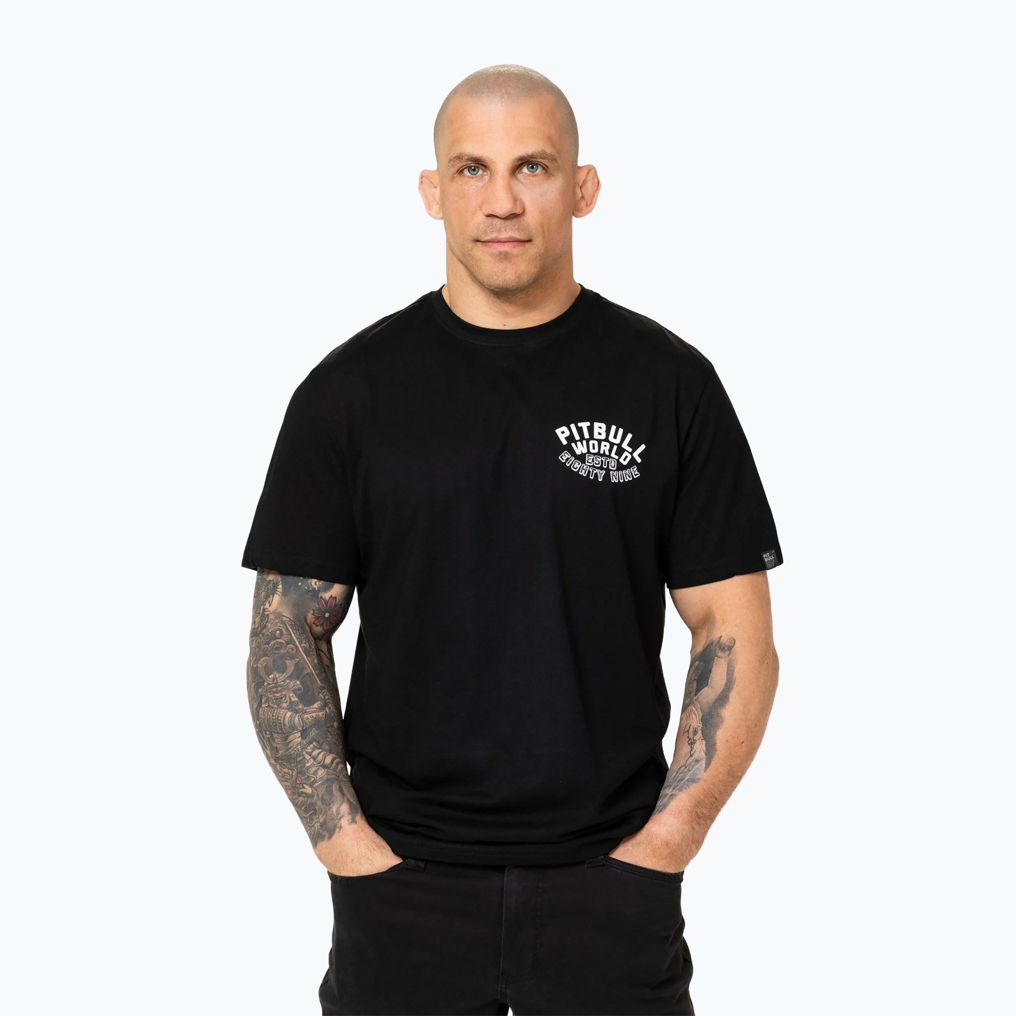 Koszulka męska Pitbull Hero black 