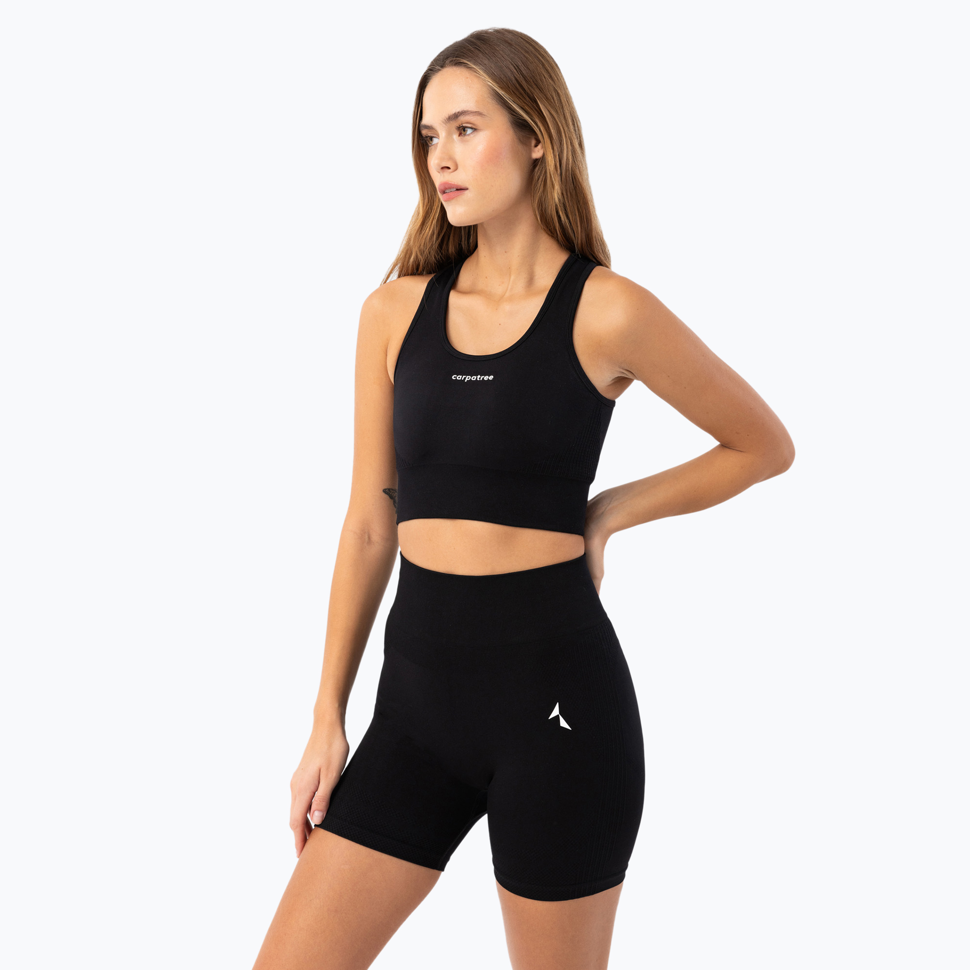 Top treningowy damski Carpatree Blaze Seamless Sleeveless sepia black | WYSYŁKA W 24H | 30 DNI NA ZWROT