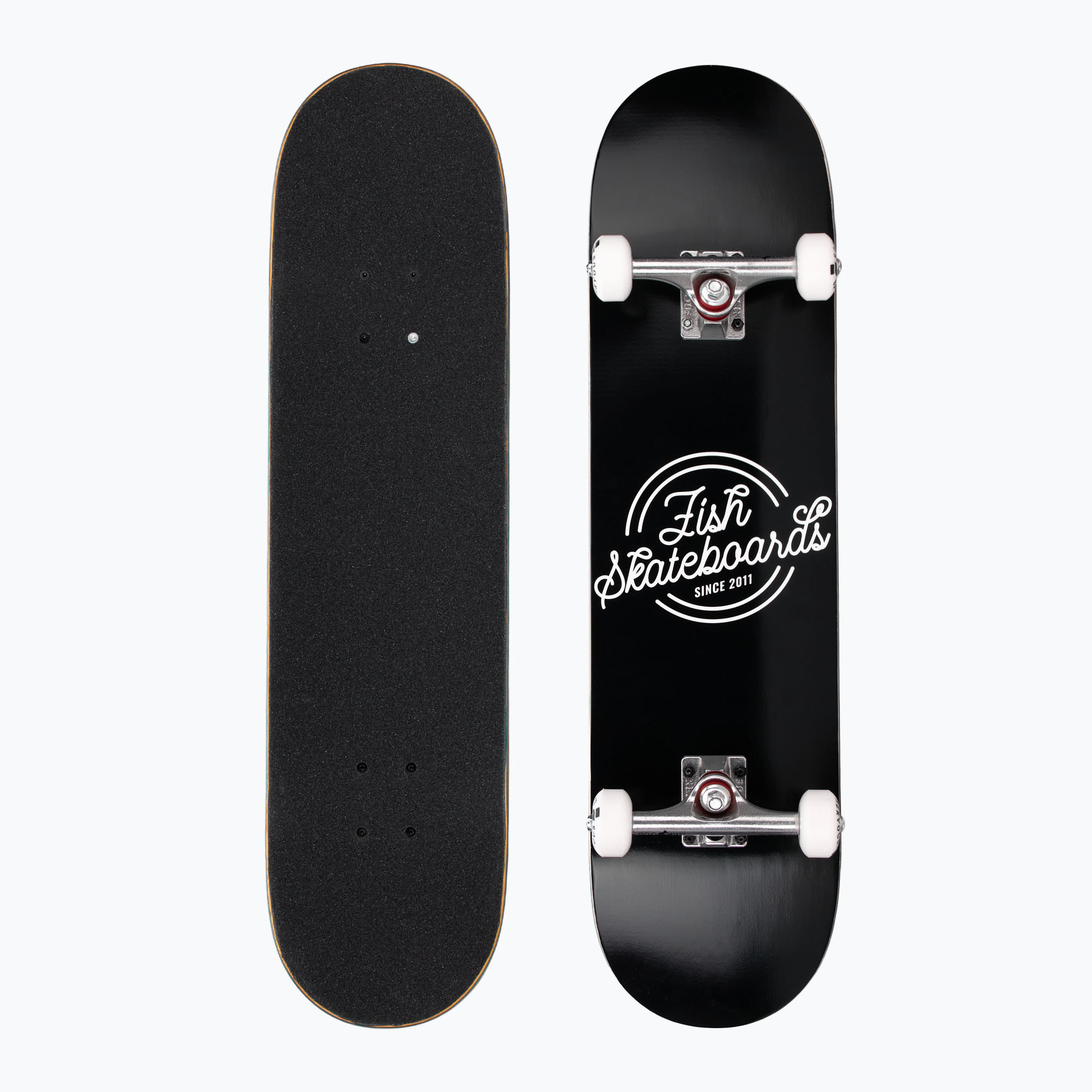 Deskorolka klasyczna Fish Skateboards Pro Retro Black 8.0