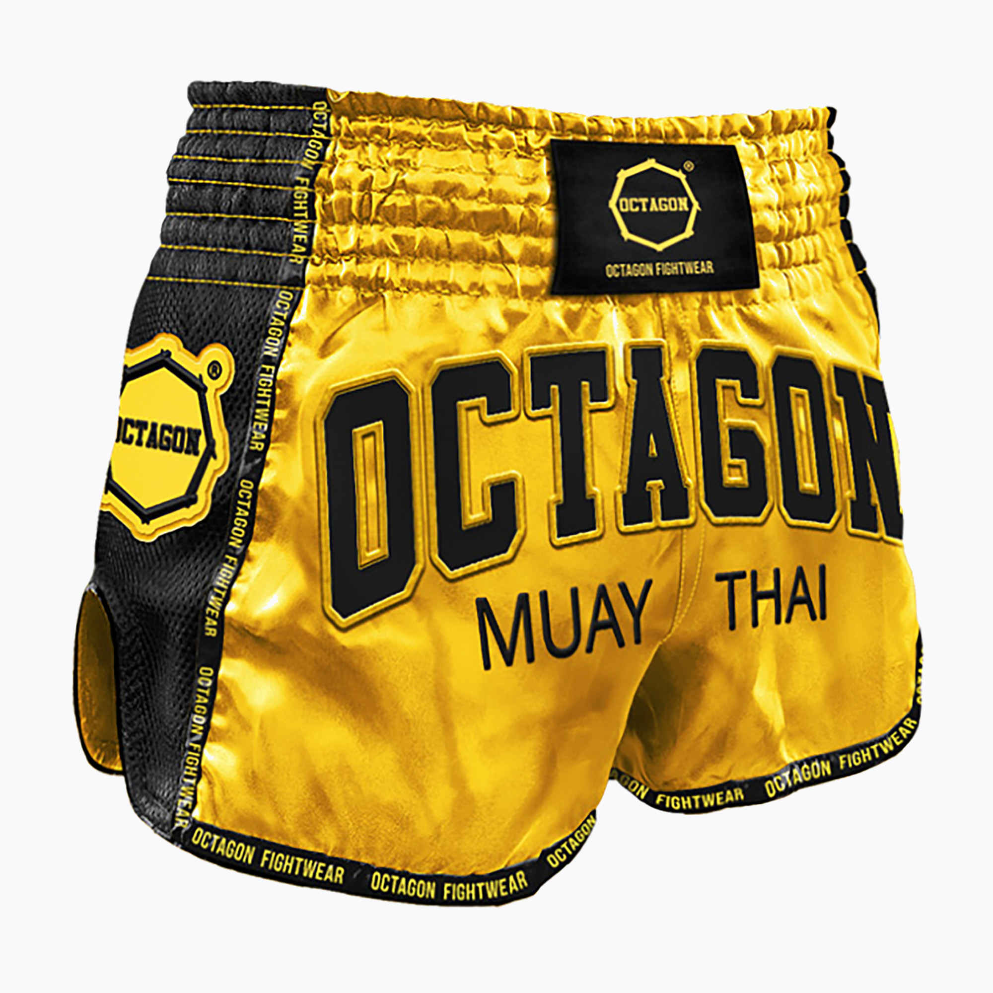 Spodenki treningowe męskie Octagon Muay Thai gold | WYSYŁKA W 24H | 30 DNI NA ZWROT