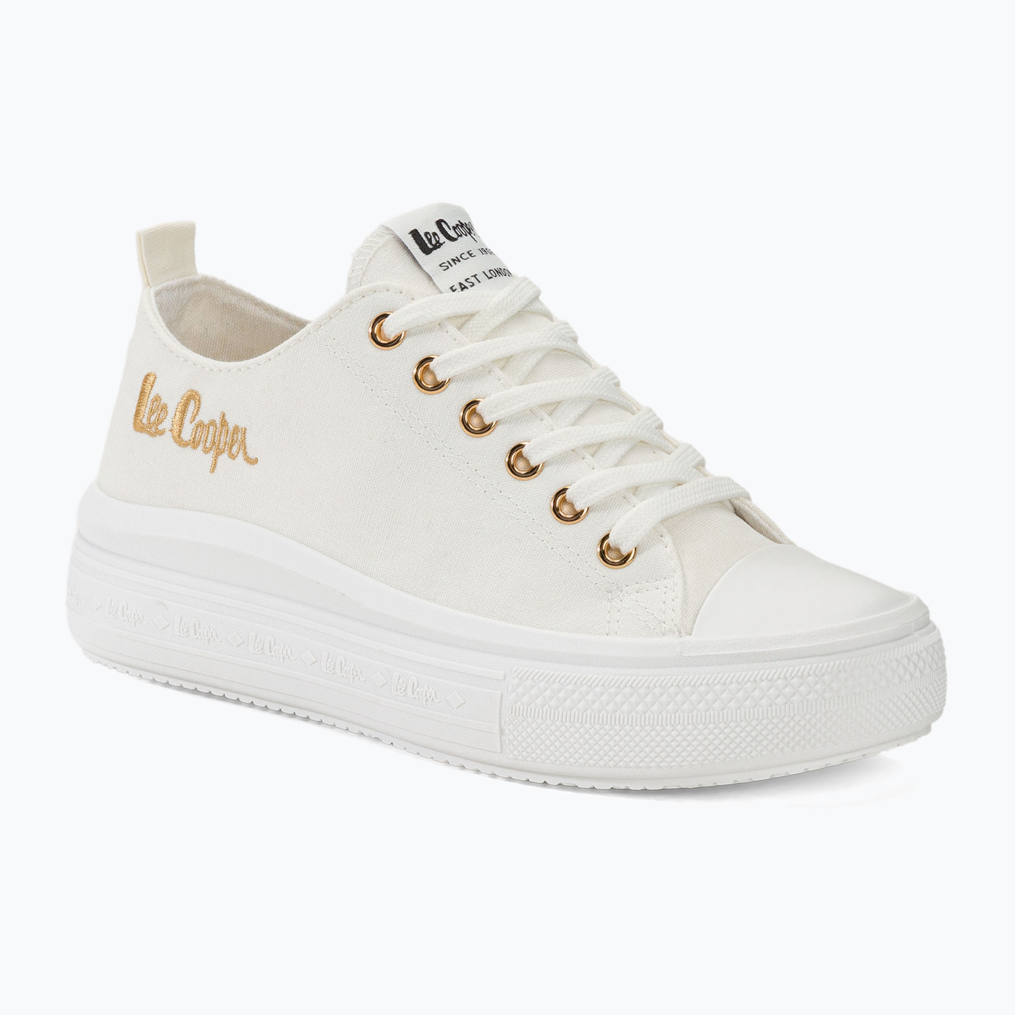 Trampki damskie Lee Cooper LCW-24-44-2462 white/gold 