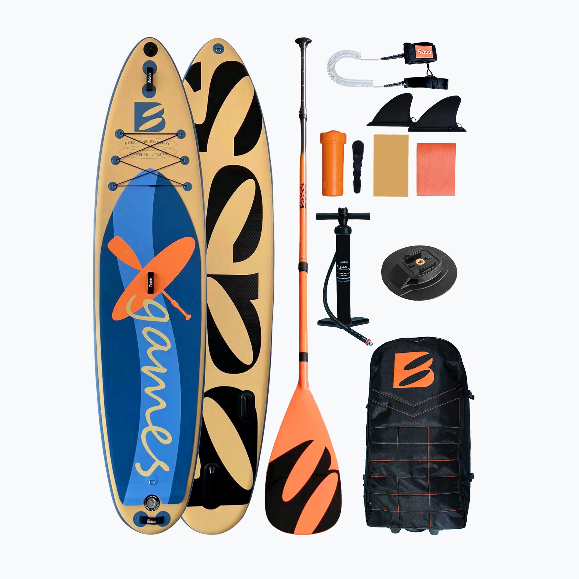 Deska SUP Bass X'Games 11'3" LUX + Trip sandy | WYSYŁKA W 24H | 30 DNI NA ZWROT