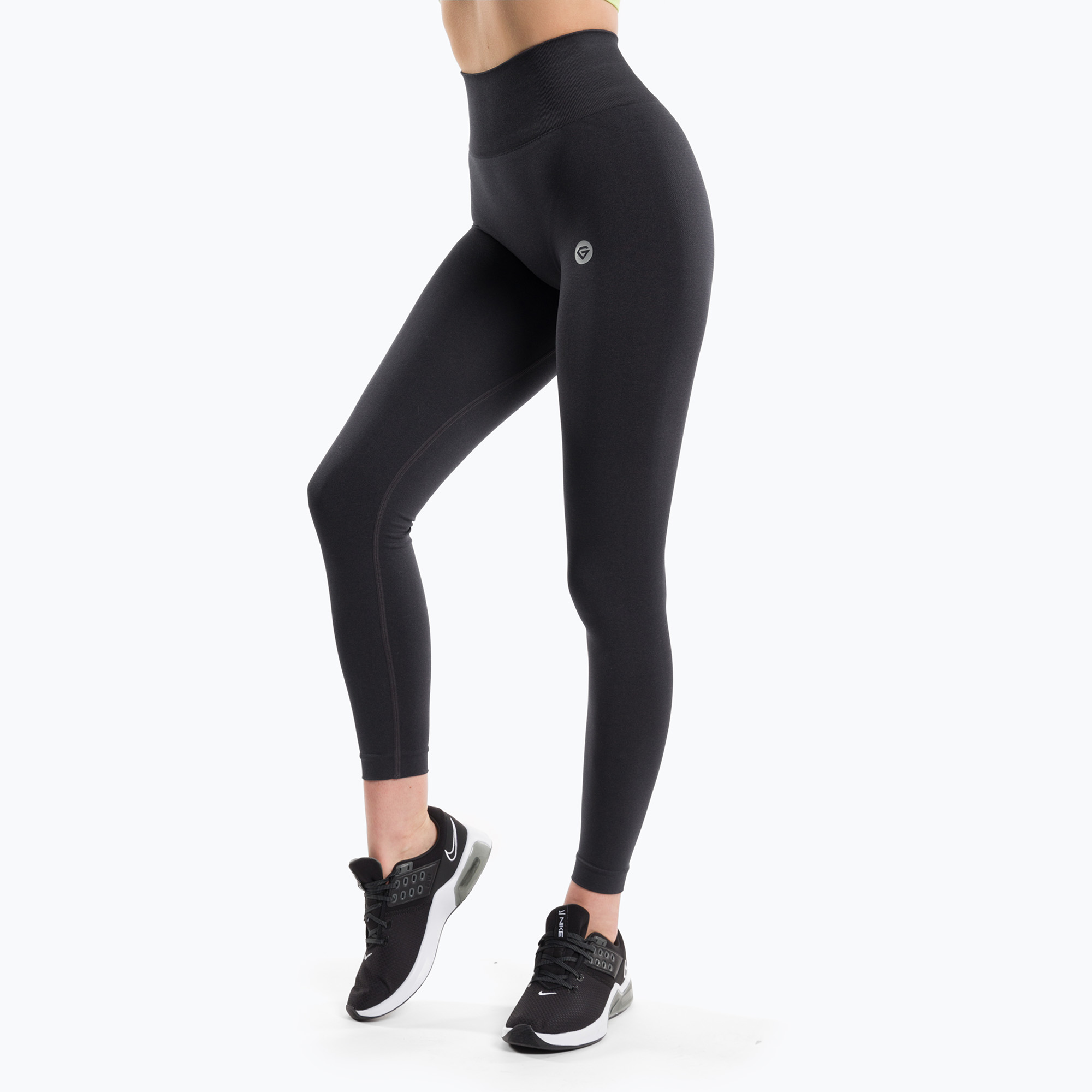 Legginsy treningowe damskie Gym Glamour Flexible anthracite | WYSYŁKA W 24H | 30 DNI NA ZWROT