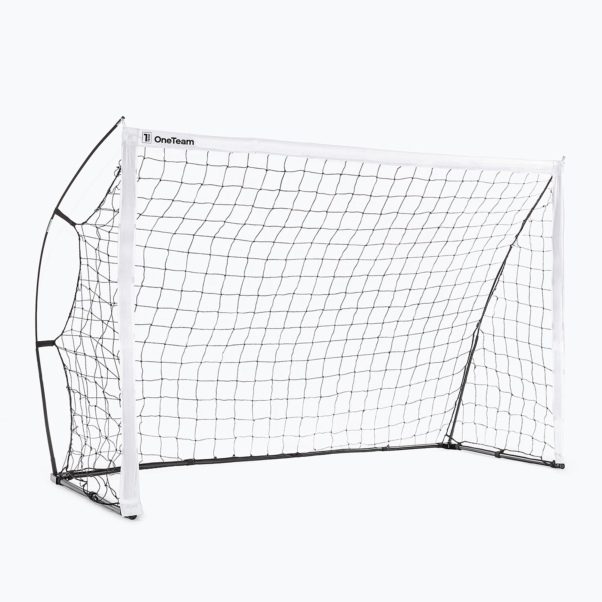 Bramka do piłki nożnej OneTeam Flex 300 x 200 cm biała/czarna | WYSYŁKA W 24H | 30 DNI NA ZWROT